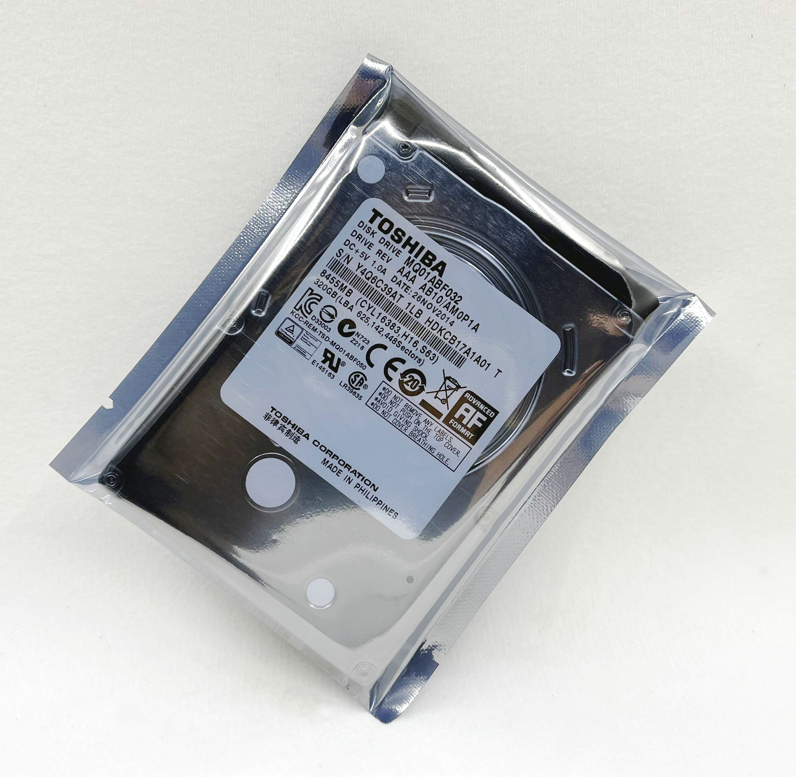 Toshiba 320GB 5400RPM MQ01ABF032 SATA III 32MB 6GB/s 2.5" Laptop hybrid HDD