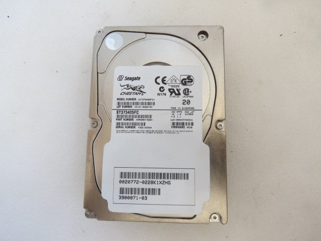ORACLE 390-0071 Sun 73.4GB 10000RPM Fibre Channel 2Gbps 4MB Cache 3.5-inch Inter