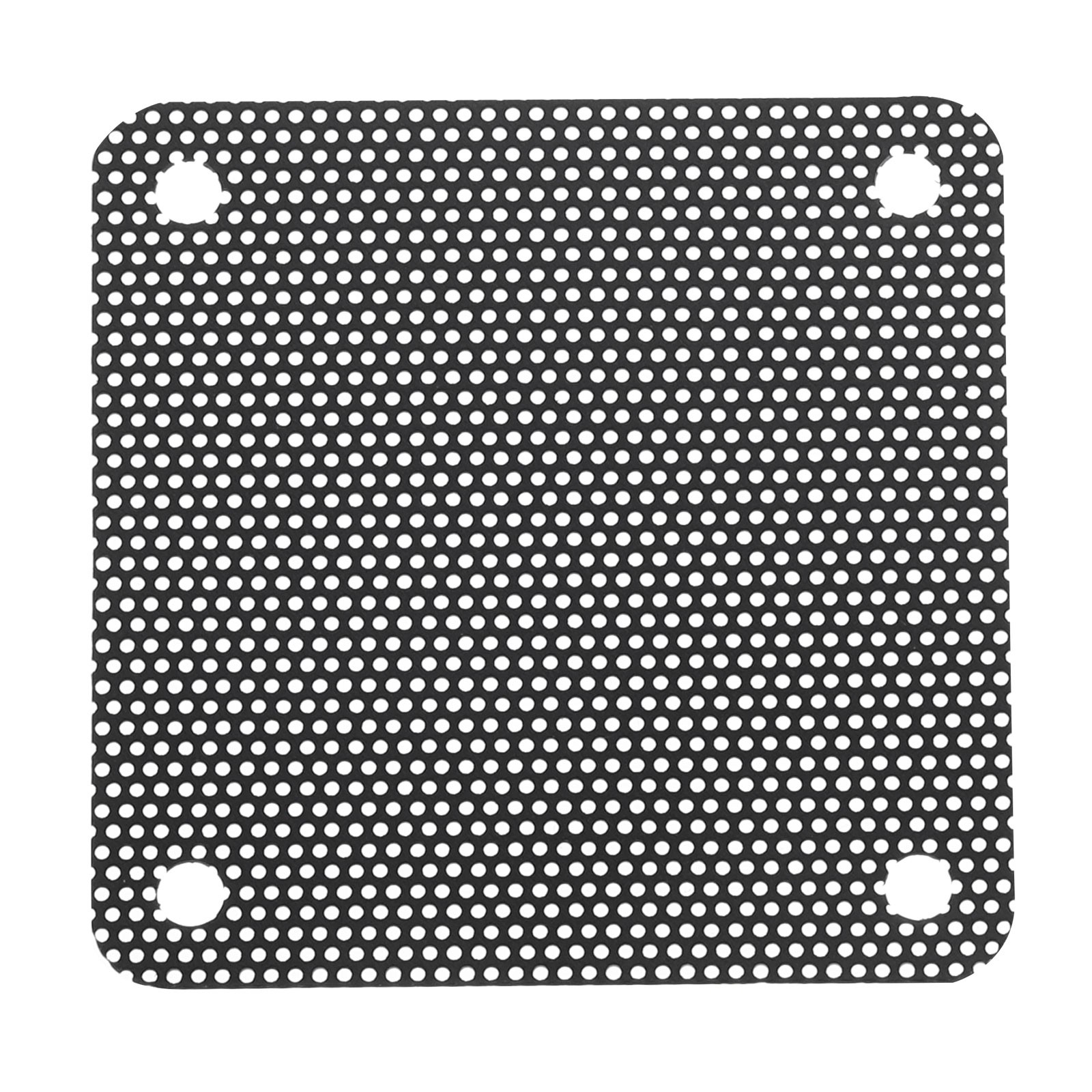 10PCS PC Dust Filter, 50x50mm PVC Computer Case Dustproof Mesh, Black
