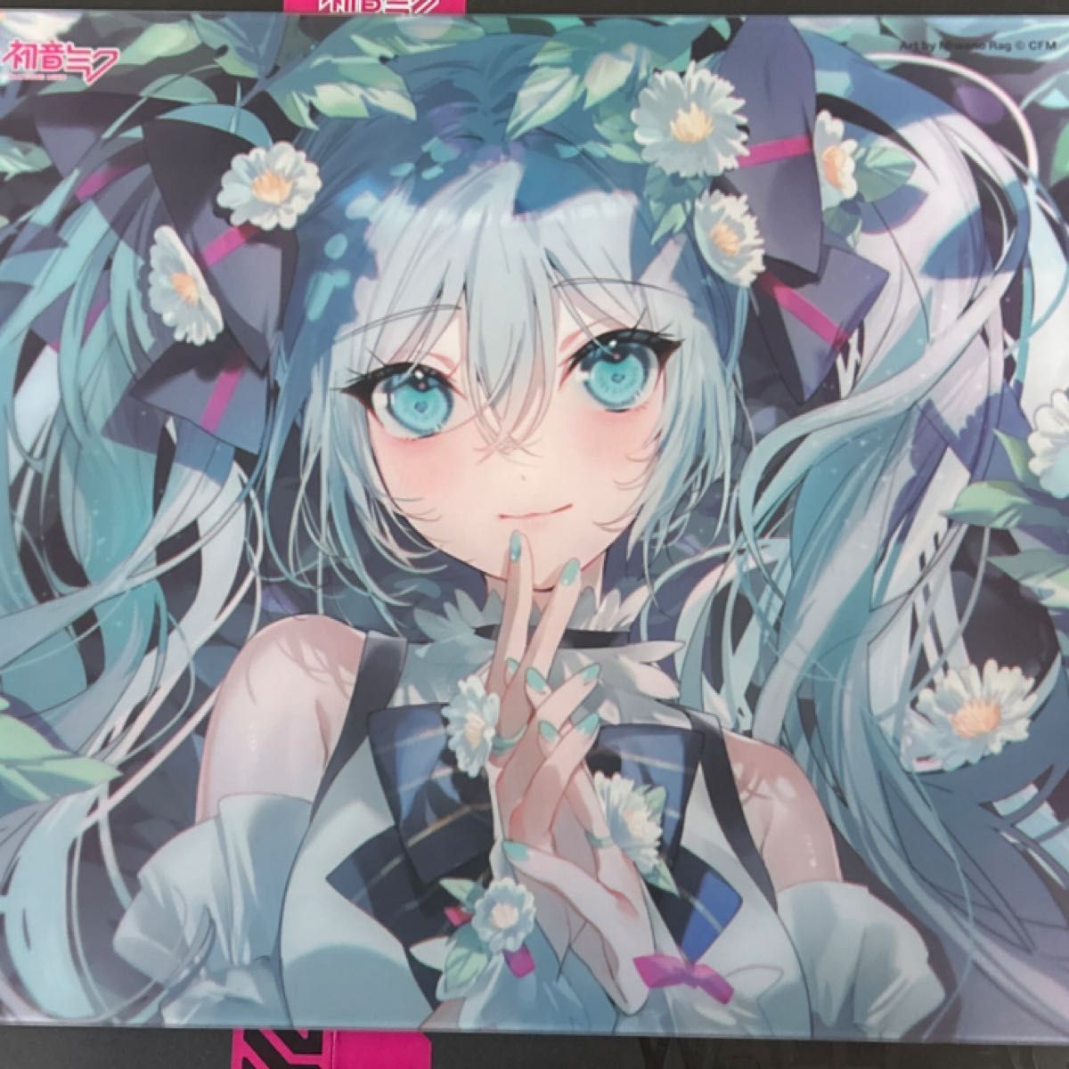 WALLHACK SP-004 Hatsune Miku Glass Gaming Mousepad Limited Edition 490x430mm