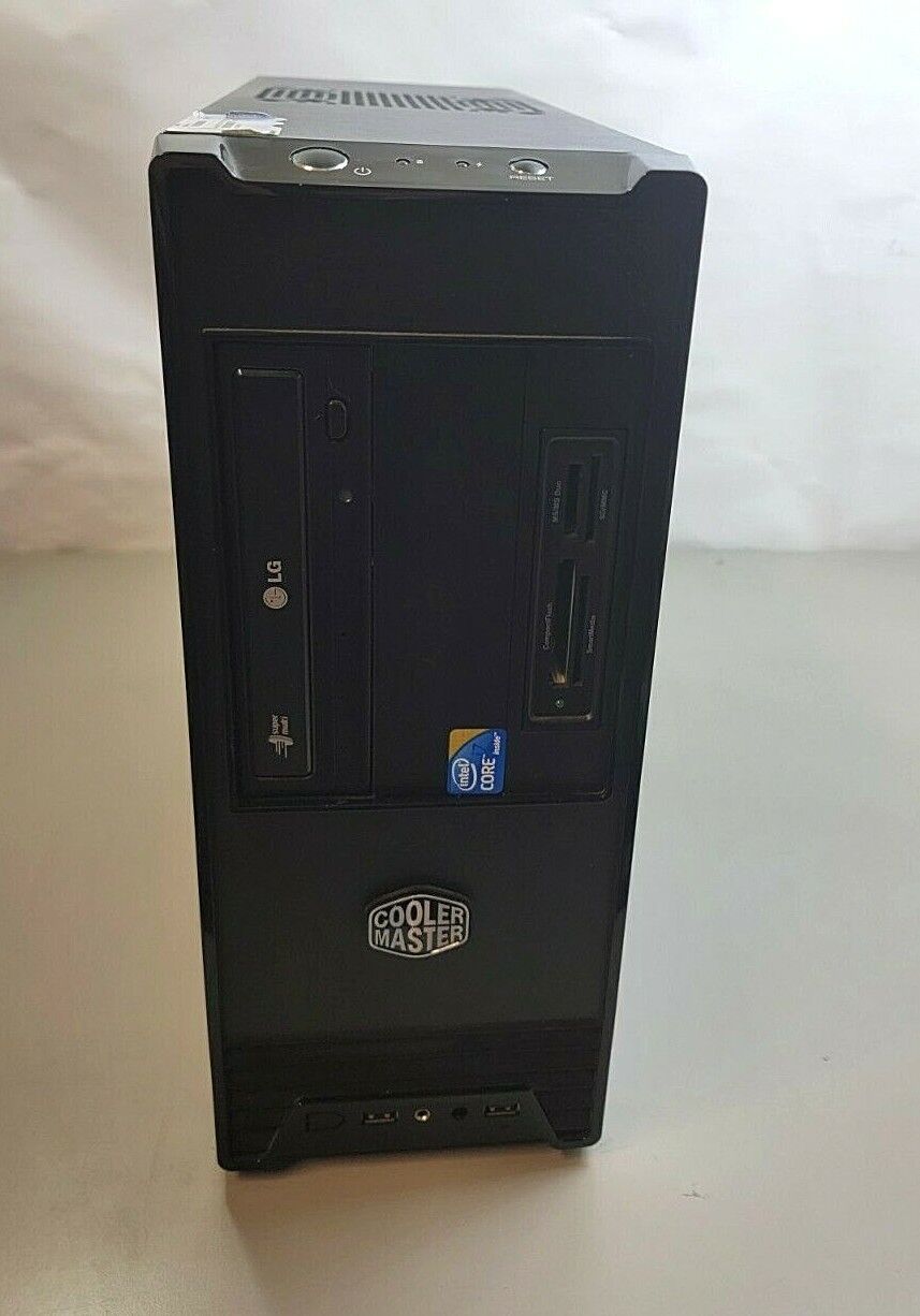 Cooler Master Desktop Computer i7 2.8Ghz, 12GB, Mid Tower, W10, 250GB SSD K2200