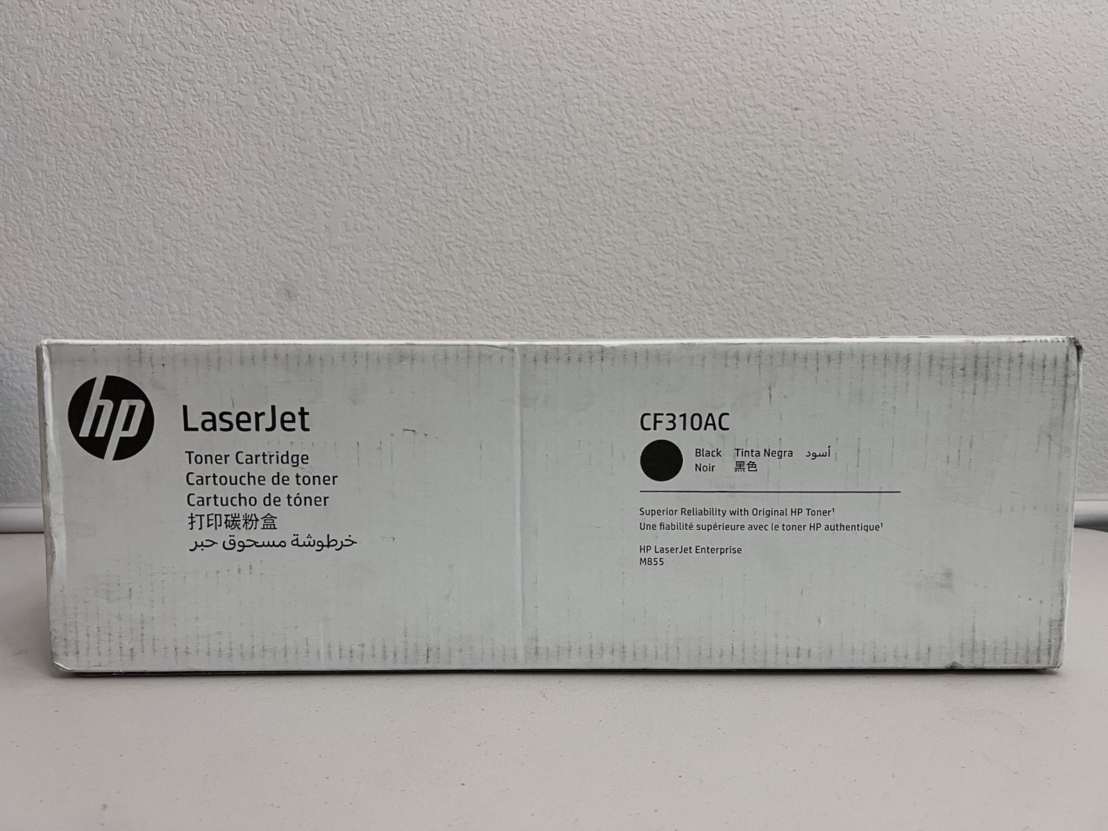 HP 826A Black Print Cartridge Toner for LaserJet M855 CF310A Open Box Sealed