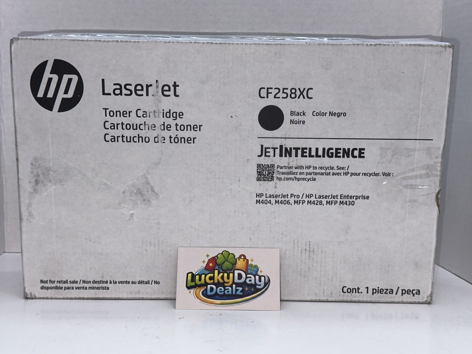 Genuine HP CF258XC 58X Black OEM High Yield Toner Cartridge LaserJet Pro NEW