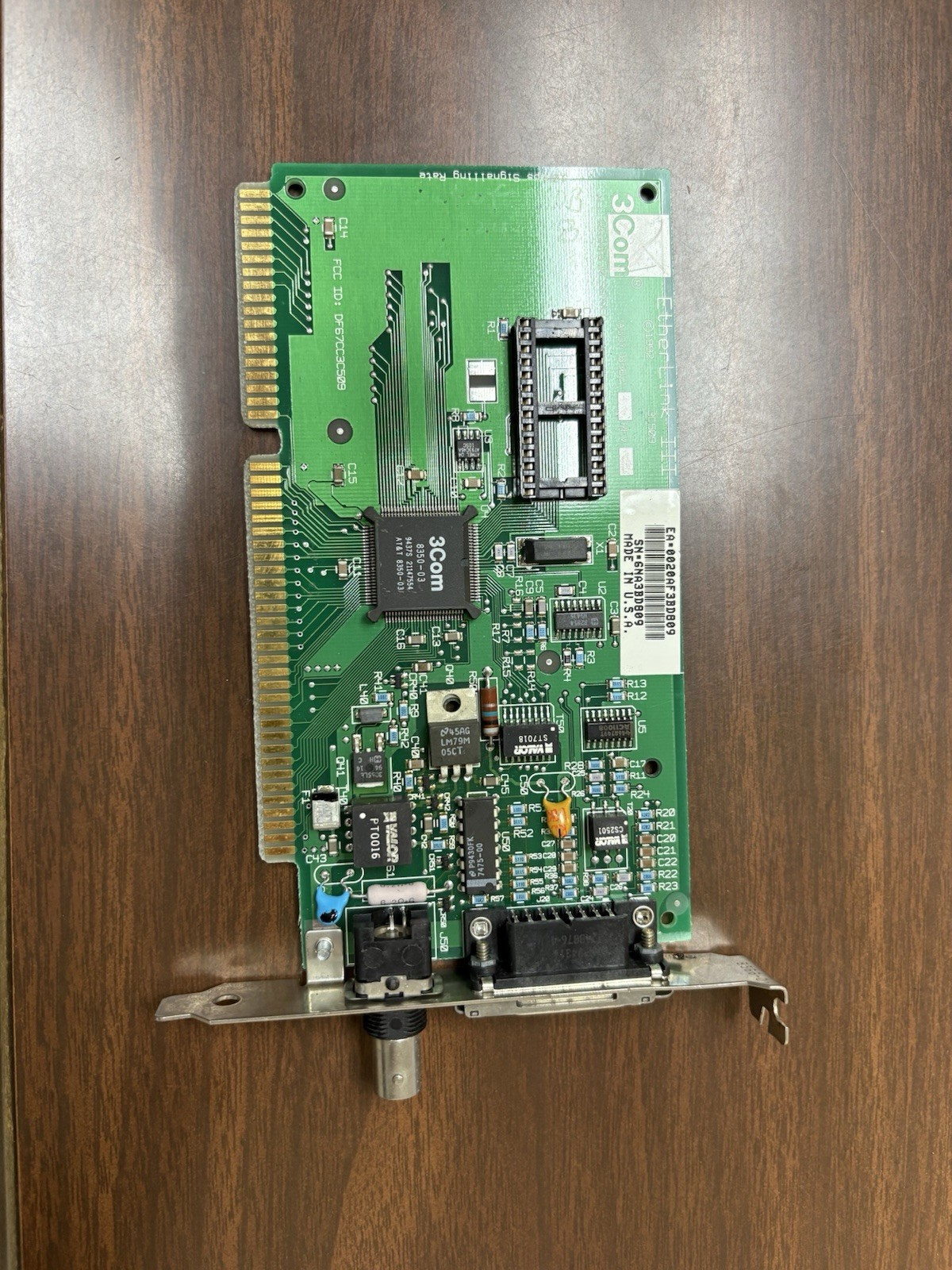 VINTAGE 3COM ETHERLINK III 3C509-COMBO ISA ETHERNET DF67CC3C509-COMBO RM2-LAN2A