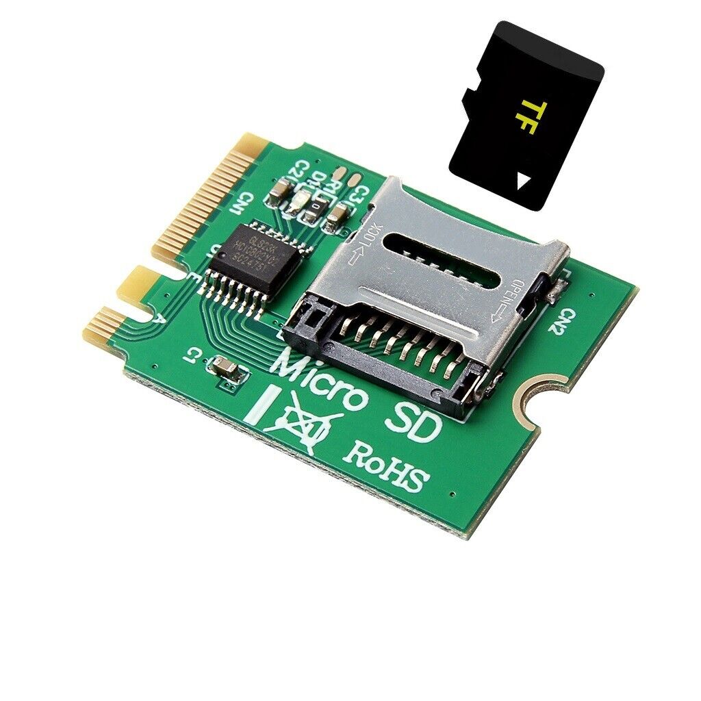 M2 NGFF key WIFI Slot To Micro SD TF card Rearder T-Flash Card M.2 A+E