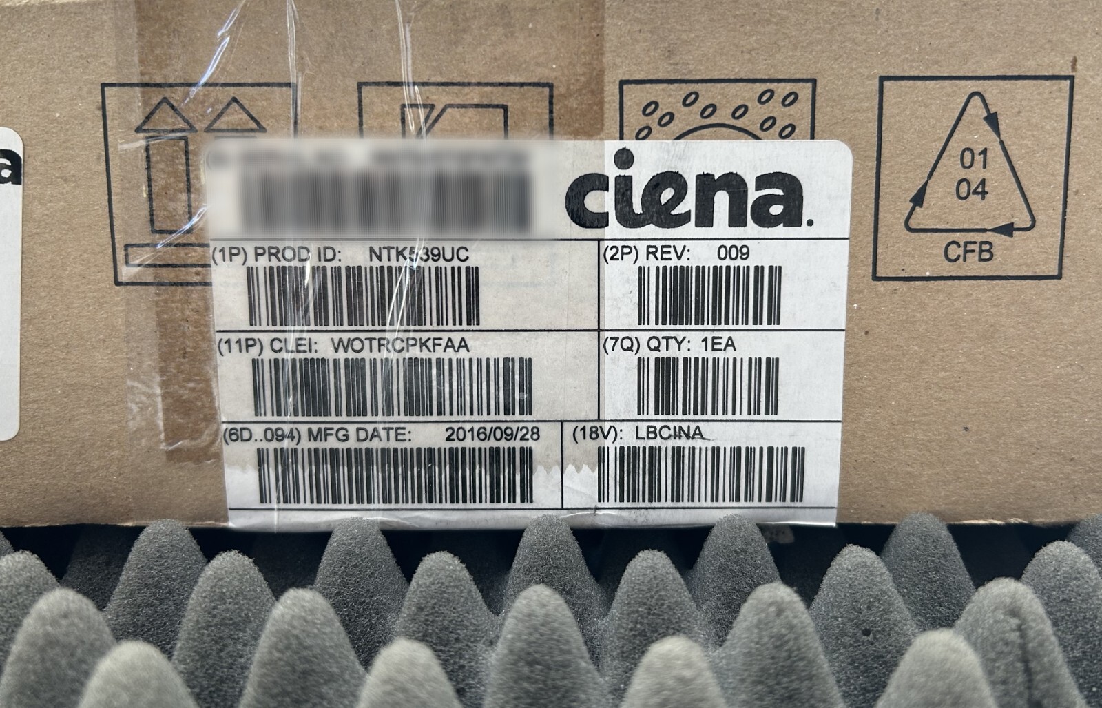 Ciena NTK539UC EDC100G WL3 OCLD Regional 1XOTU4 C-Band (* We buy Ciena *)