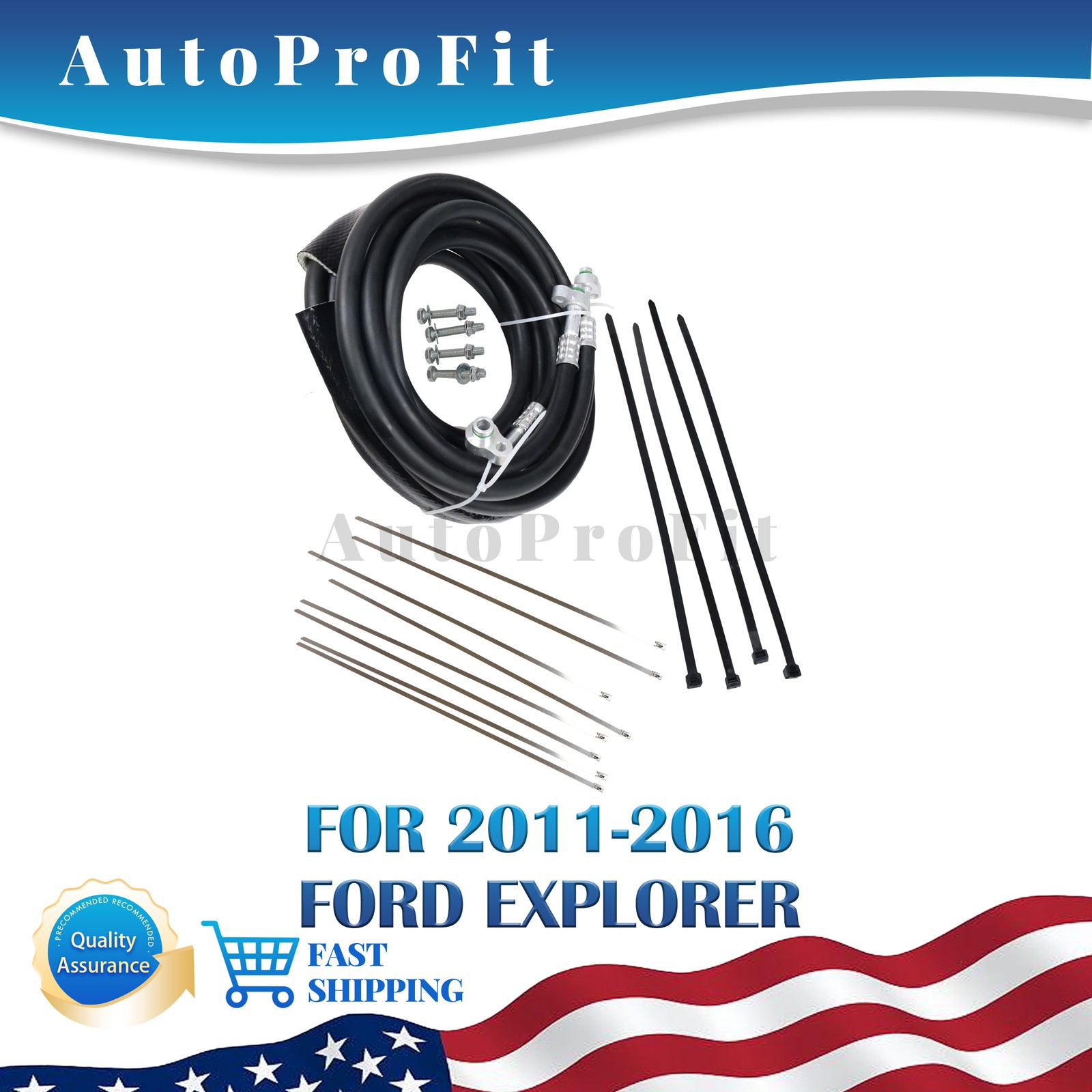 Rear AC Line Auxiliary Set FE37190 BB5219835B DB5219 For Ford Explorer 2011-2016