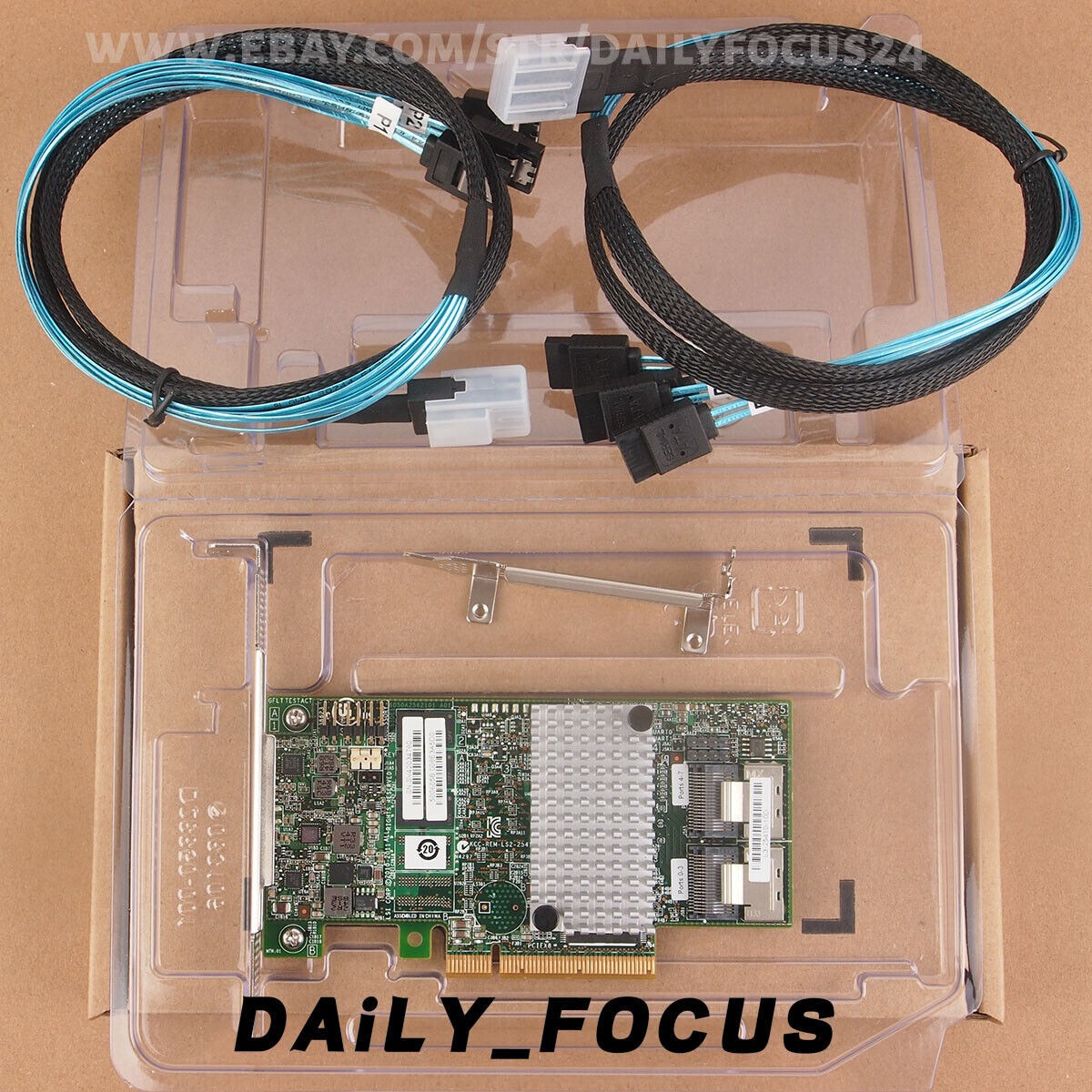 LSI SAS2308 8-Port 6Gbps PCI-e IT MODE LSI FW:P20 9207-8 I+2x SFF 8087 SATA