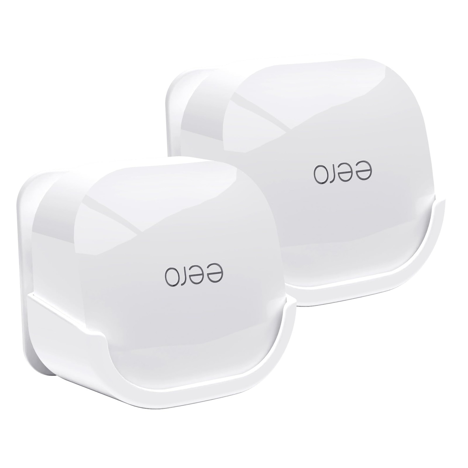 2Pack Wall Mount Holder for eero 6 Plus 6+ and 6 Router Mesh White-2PC