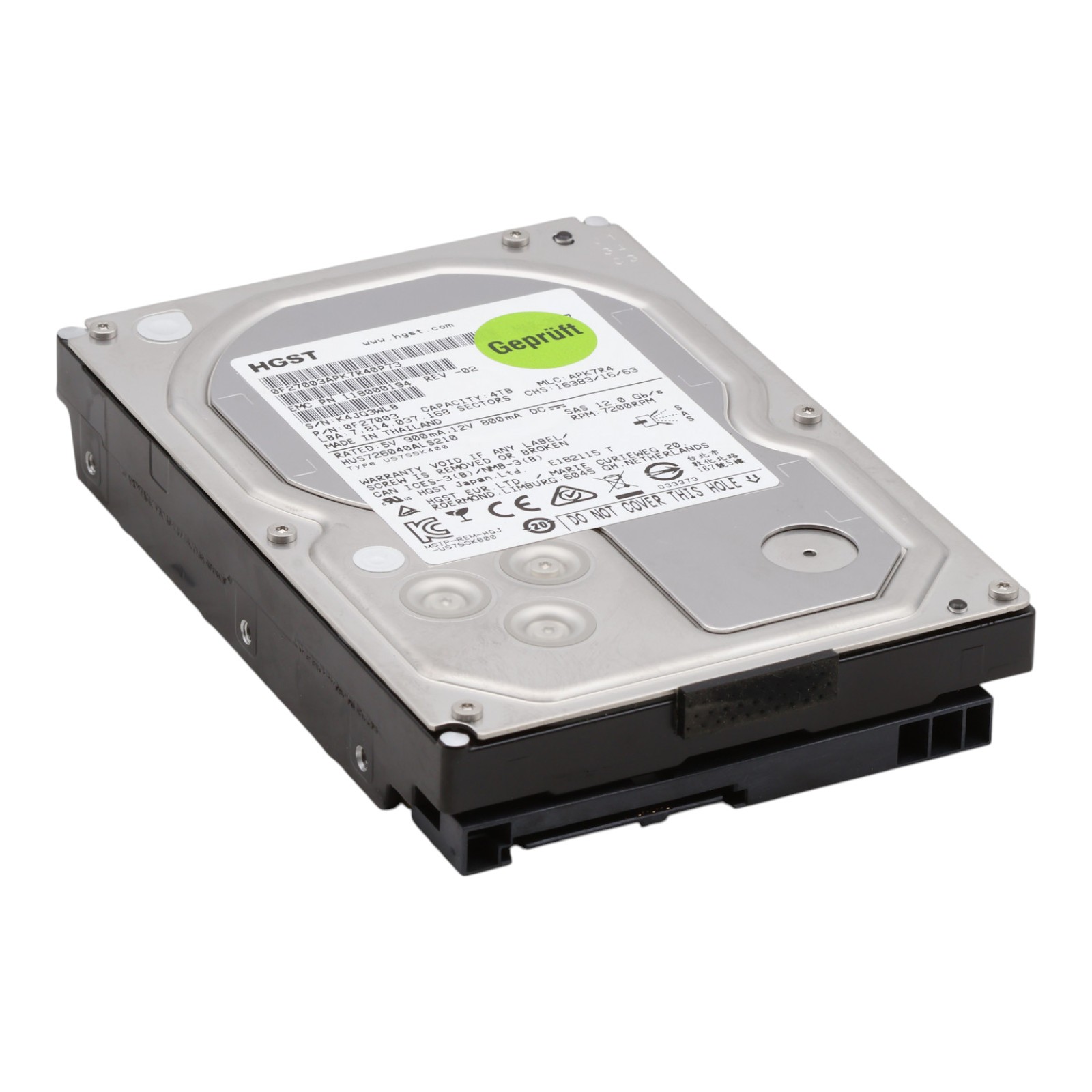 HGST 4TB SAS-3 12Gb/s 128MB 7200RPM HUS726040ALS210 24/7 Server 3.5" HDD