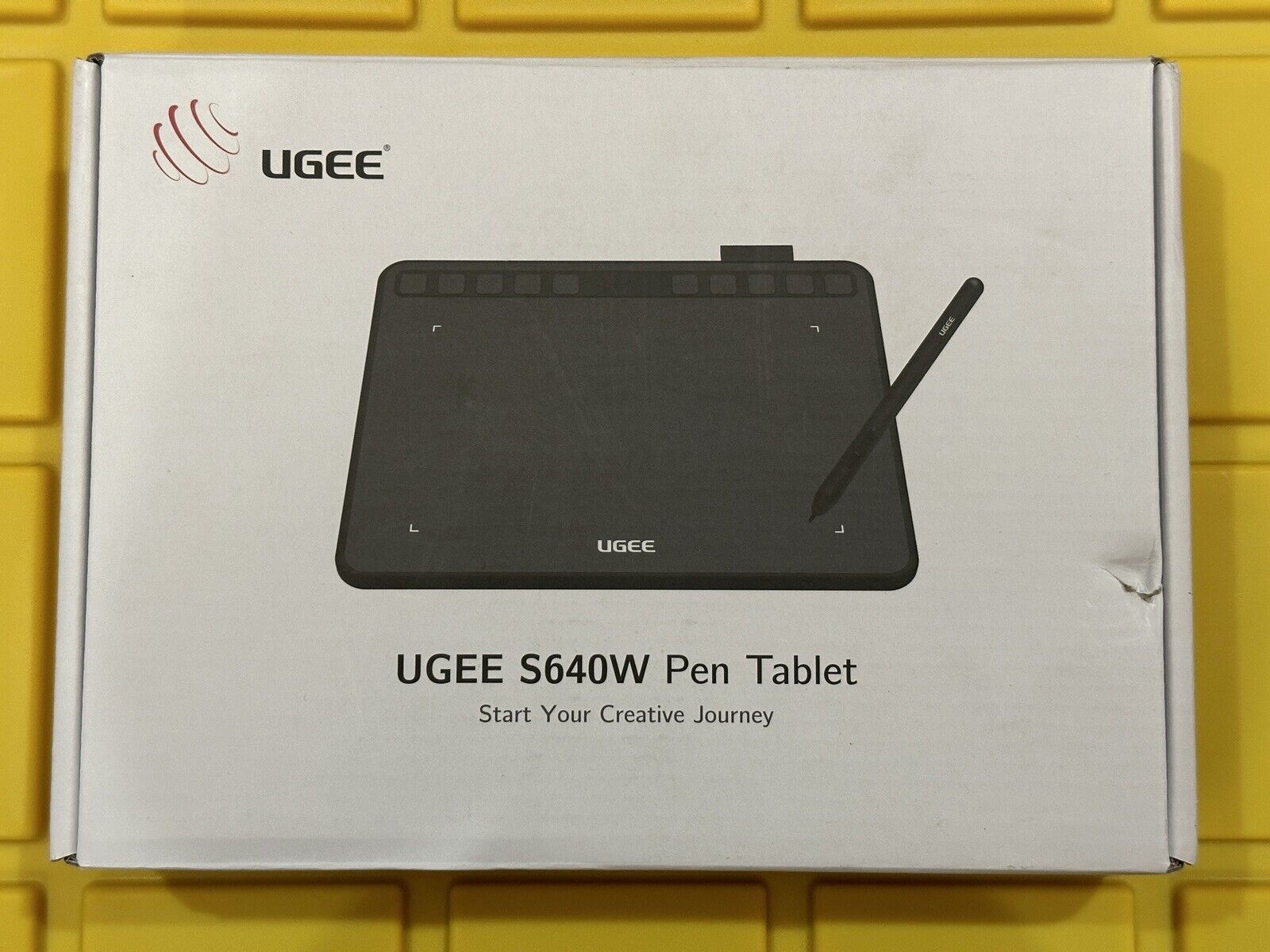 UGEE S640W Wireless Graphic Drawing Pen Tablet; Black; 6.3\