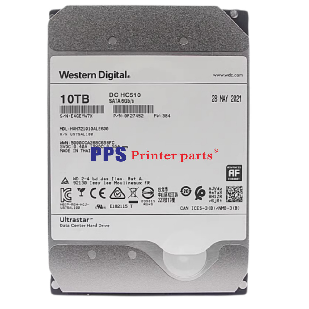 Western Digital HUH721010ALE600 HDD 10t 3.5"helium enterprise server mechanical