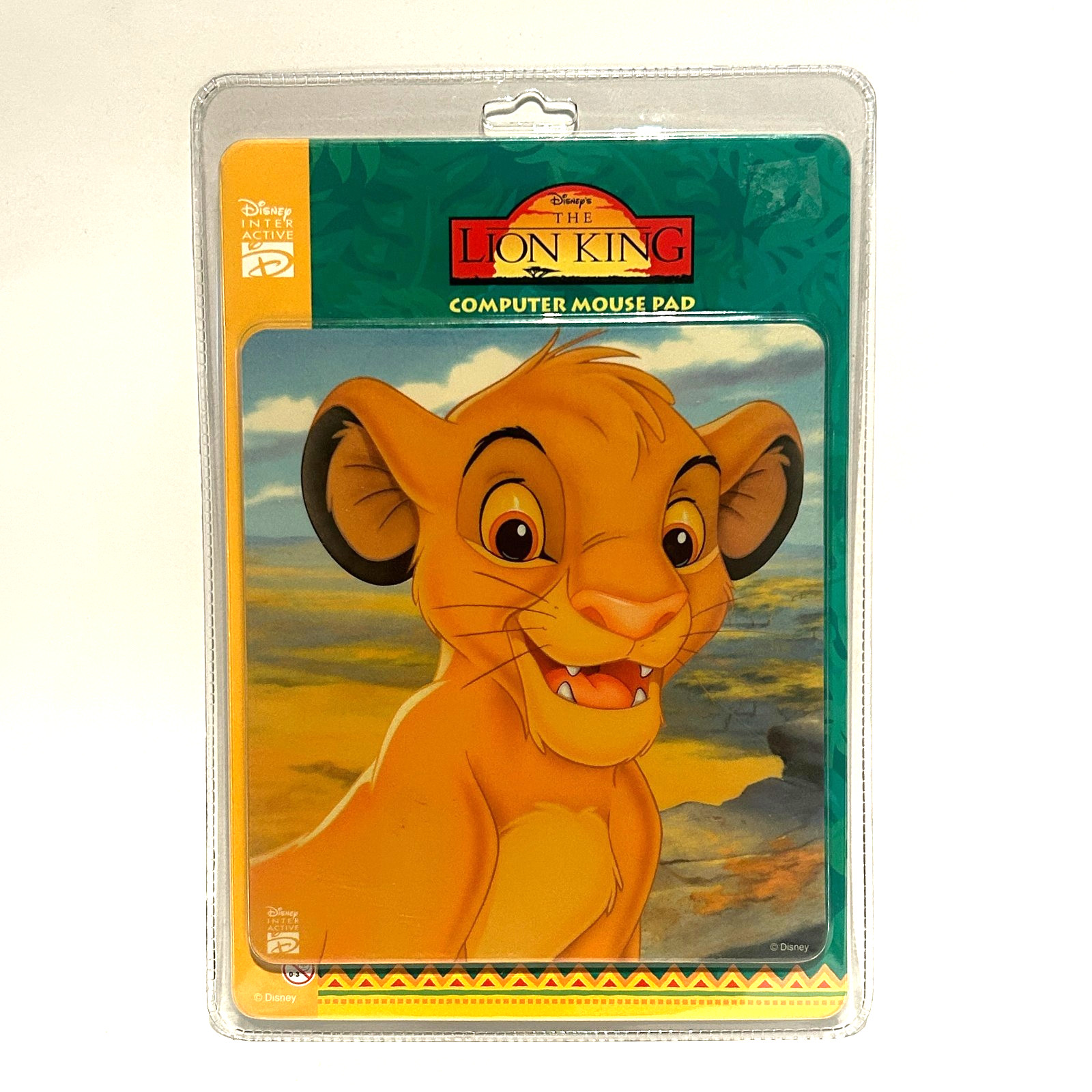 Disney Lion King Simba Computer Mouse Pad New in Package Cool Mouse Inter Active