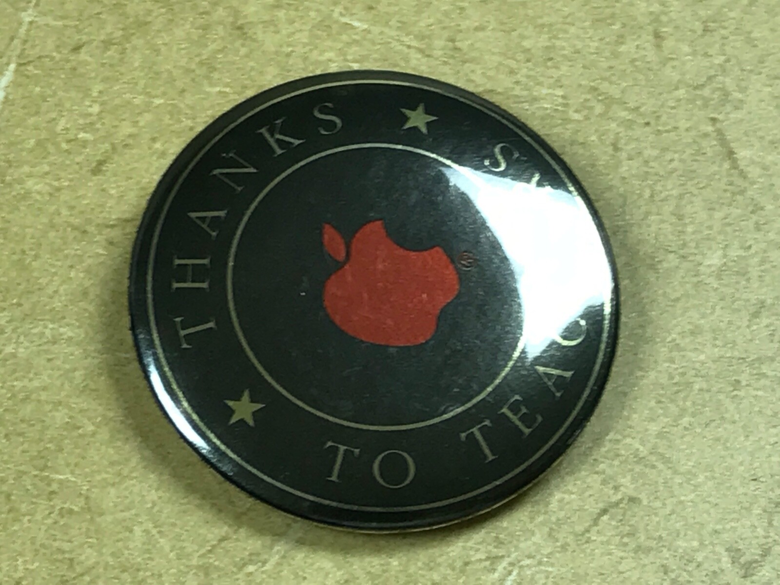 TEACHER GIFT Idea _ PIN: Apple Computer Thanks Teachers - Education Vintage Rare