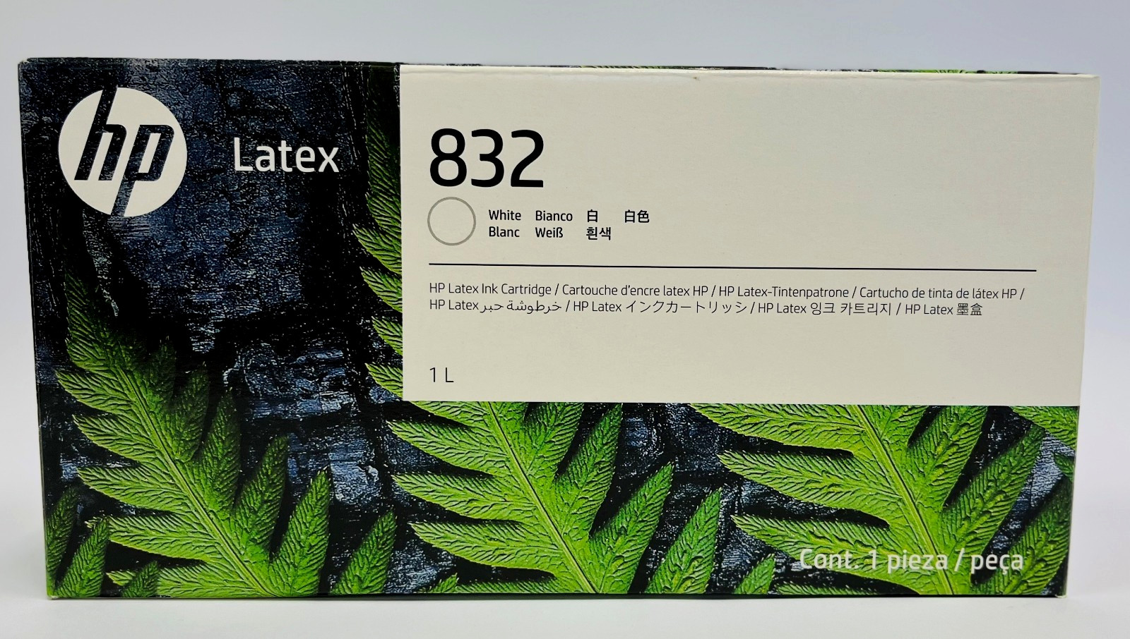 HP 4UV29A Latex 832 GENUINE Ink Cartridge WHITE. Exp. may 2025.