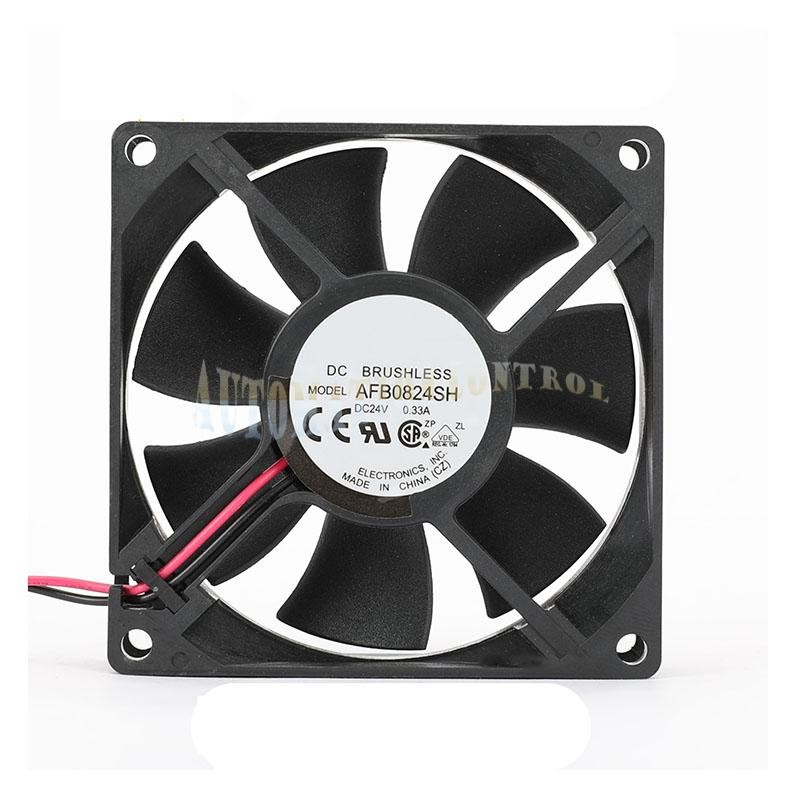 For Delta AFB0824SH fan DC 24V 0.33A 80*80*25mm 2-wire Inverter Cooling fan