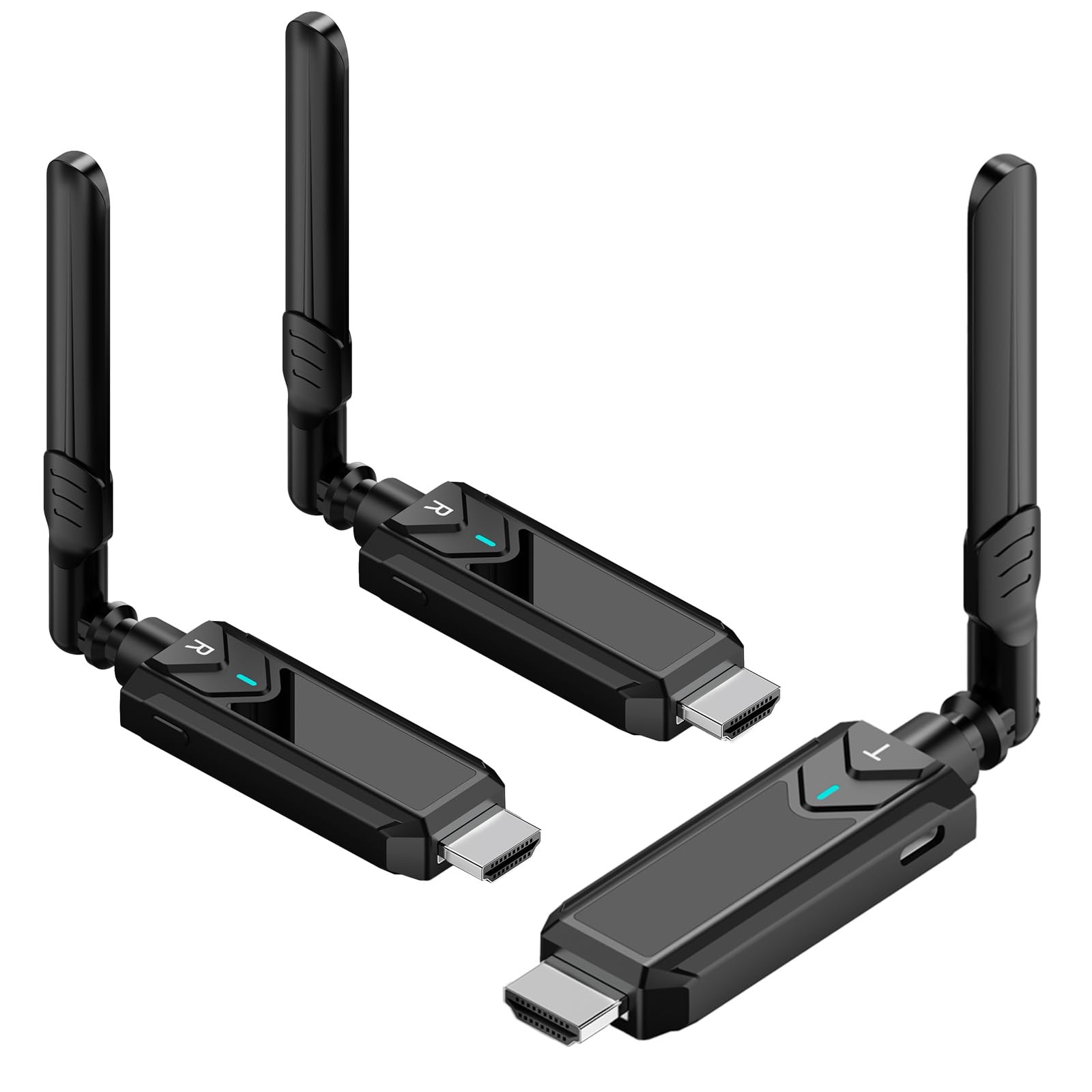 Wireless HDMI Transmitter and Receiver,1148FT/350m 4K Decode 1080P Output Plu...
