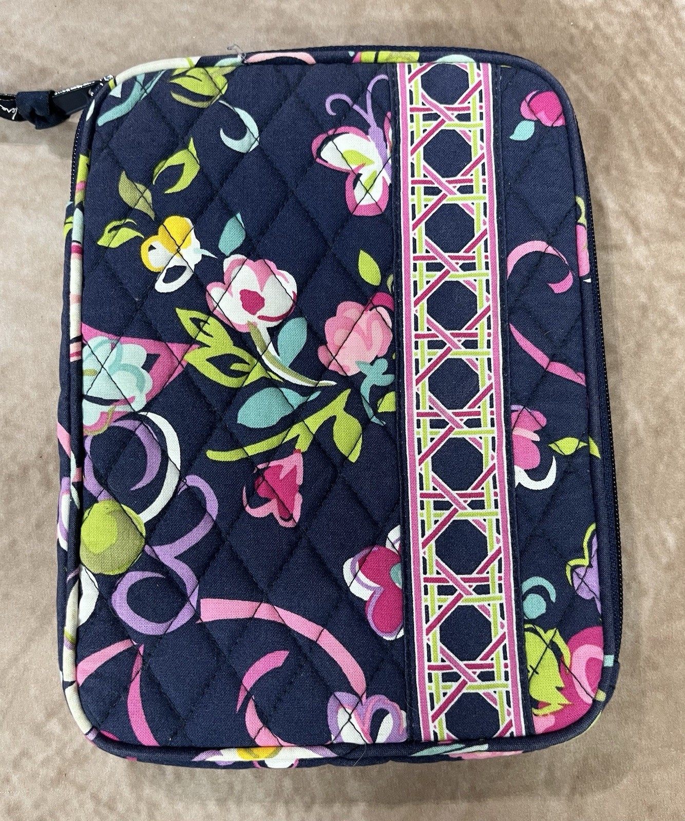 Blue With Pink Flora Vera Bradley Tablet Case New Without Tag