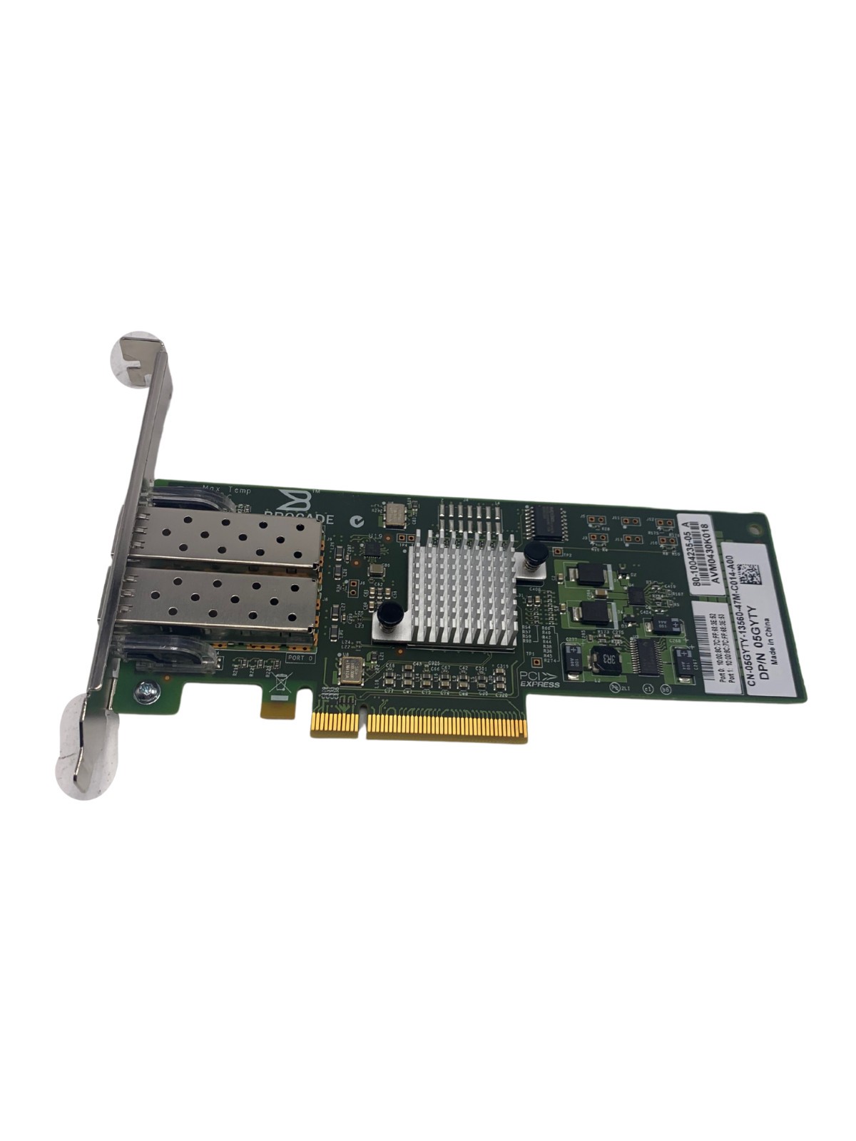 Dell 5GYTY Brocade 8GB PCI-e Dual Port Fibre Channel Host Bus Adapter w60