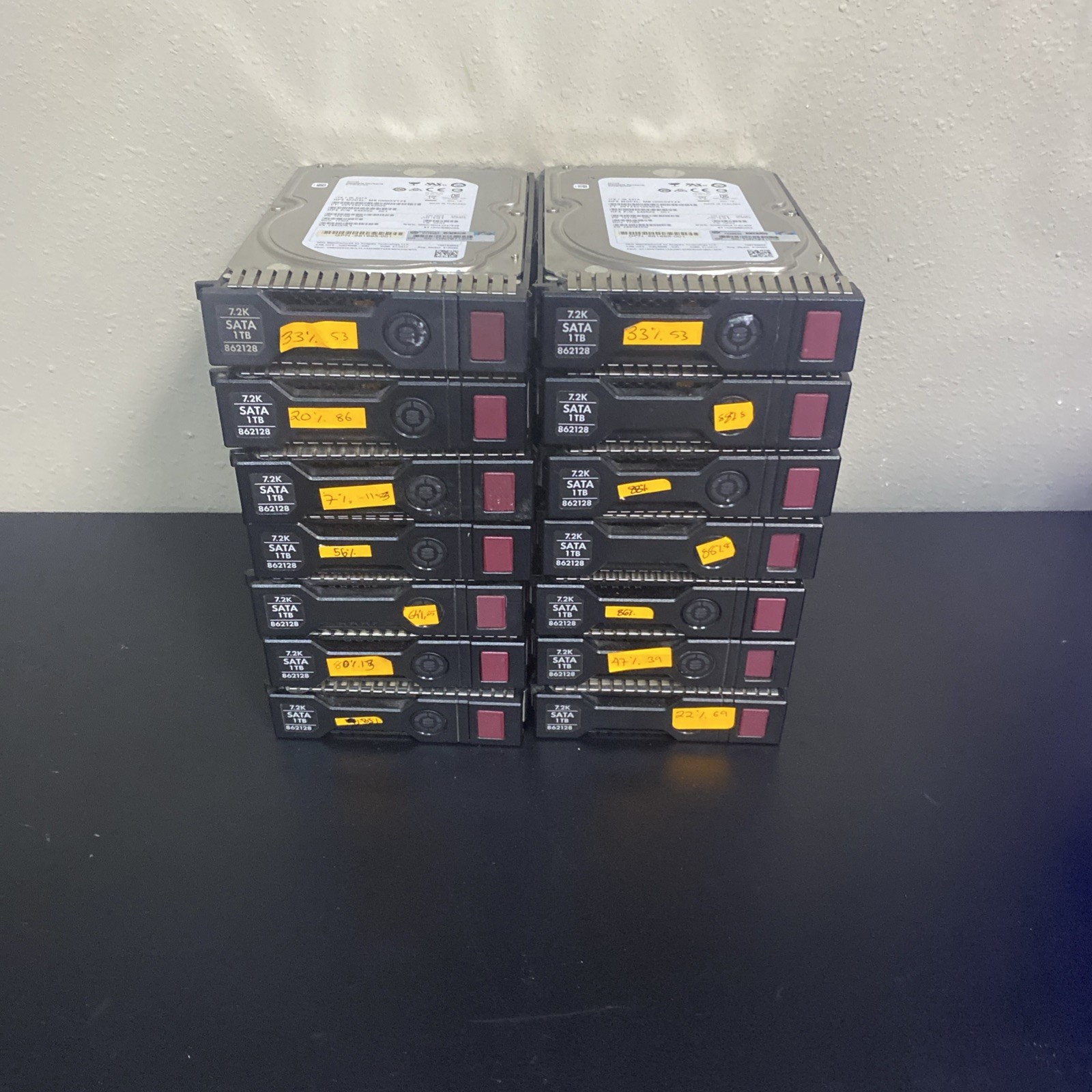 HPE 862128-001 1TB SATA 6G 7.2K LFF Midline Smart Carrier HDD (Grade B)