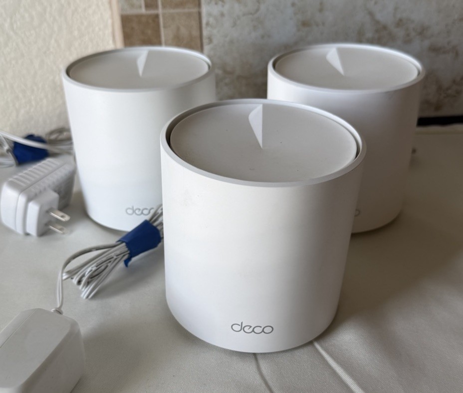 TP-Link Deco X20 Mesh Wi-Fi 6 System 3-Pack White AX1800 Whole Home Coverage