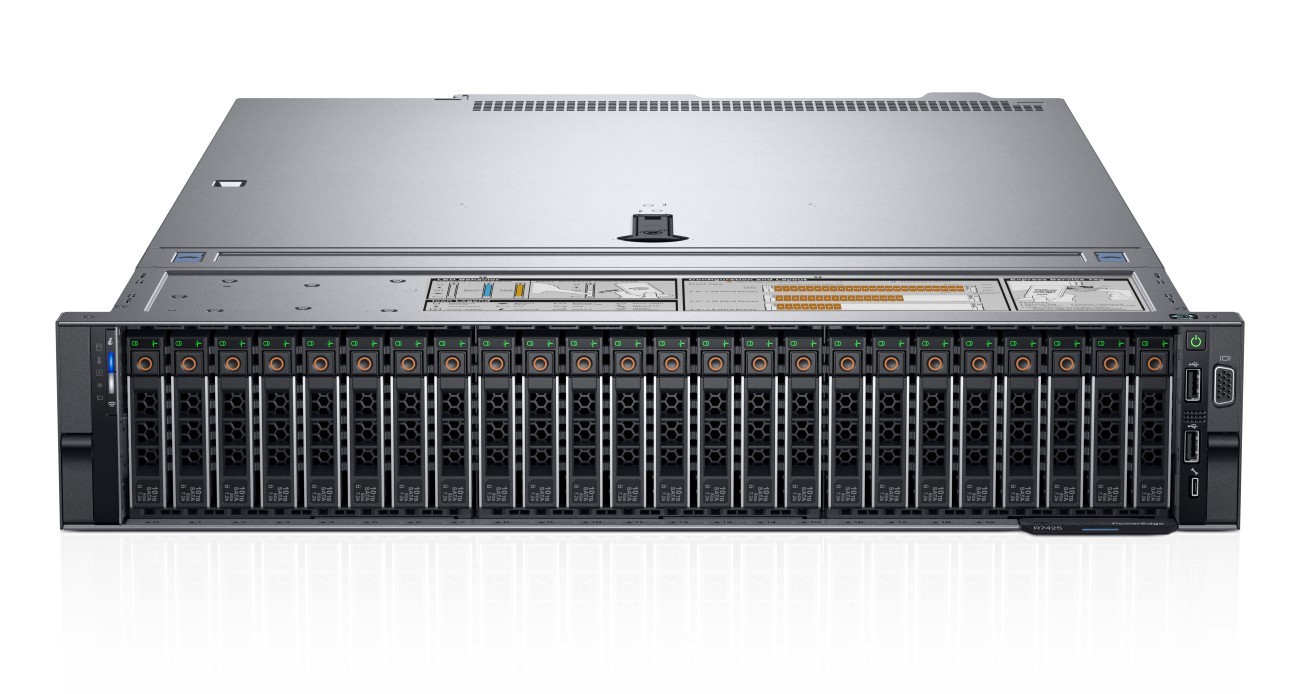 Server Dell R7425 24x2.5" 2x 7401 128GB H330+ BOSS 4x960GB 2x240GB 3xL4 2xPSU