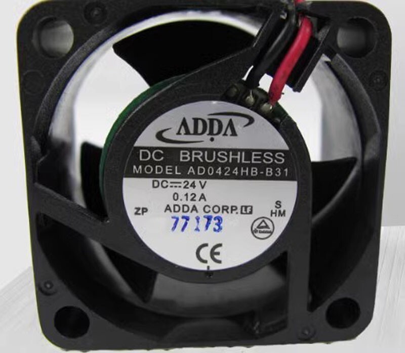 ADDA AD0424HB-B31 4028 DC24V 0.12A 2-Wire Inverter Cooling Fan