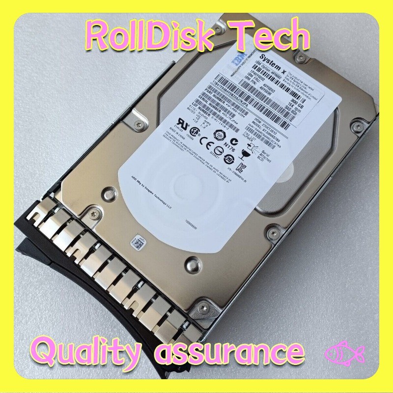 New IBM 49Y6093 49Y6096 X3550 X3650M5 M4 15K 300G 3.5-inch SAS Hard Disk