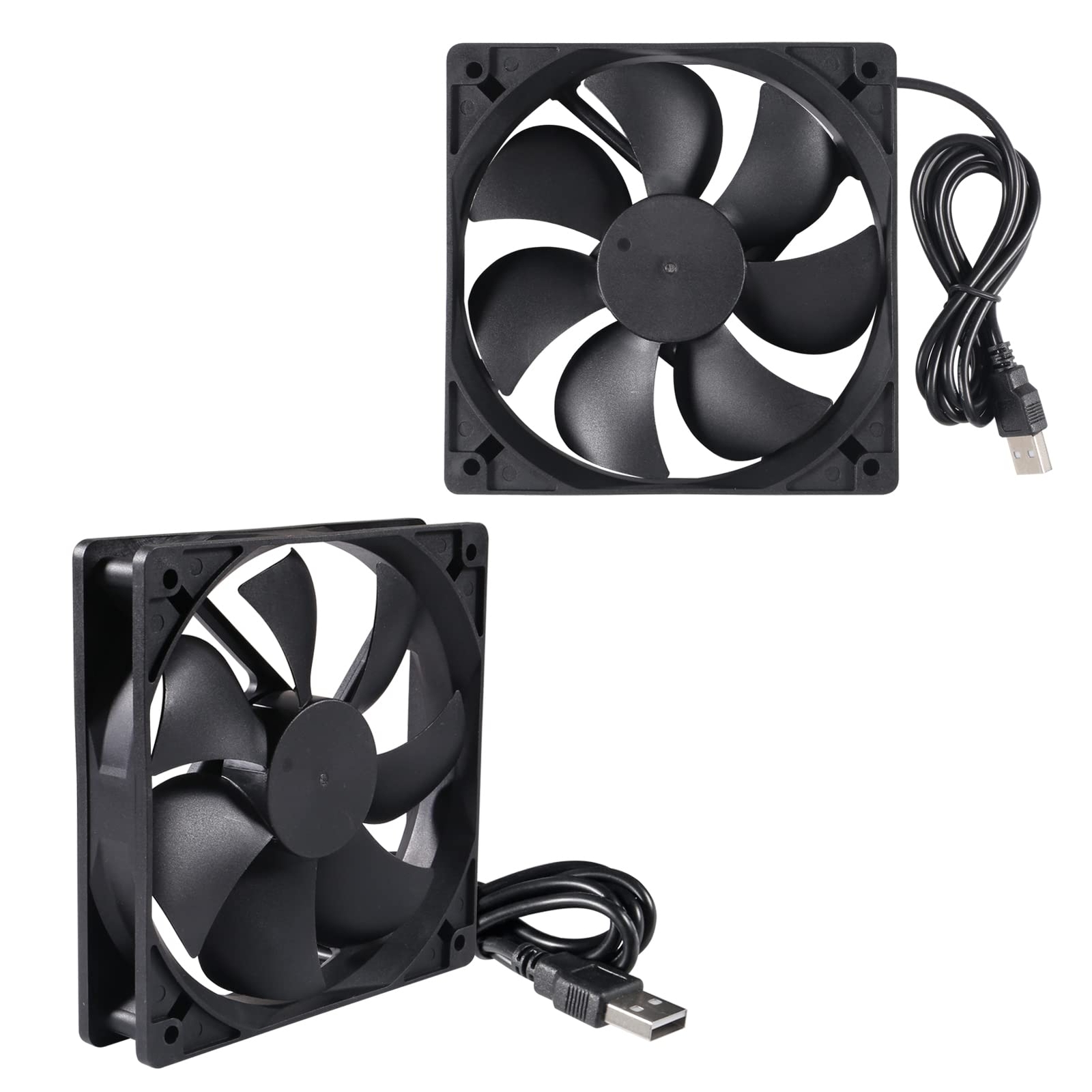 2pack 120mm 5v Usb Computer Pc Fan 120mm Fan 5v Usb Brushless 12025 120x25mm For