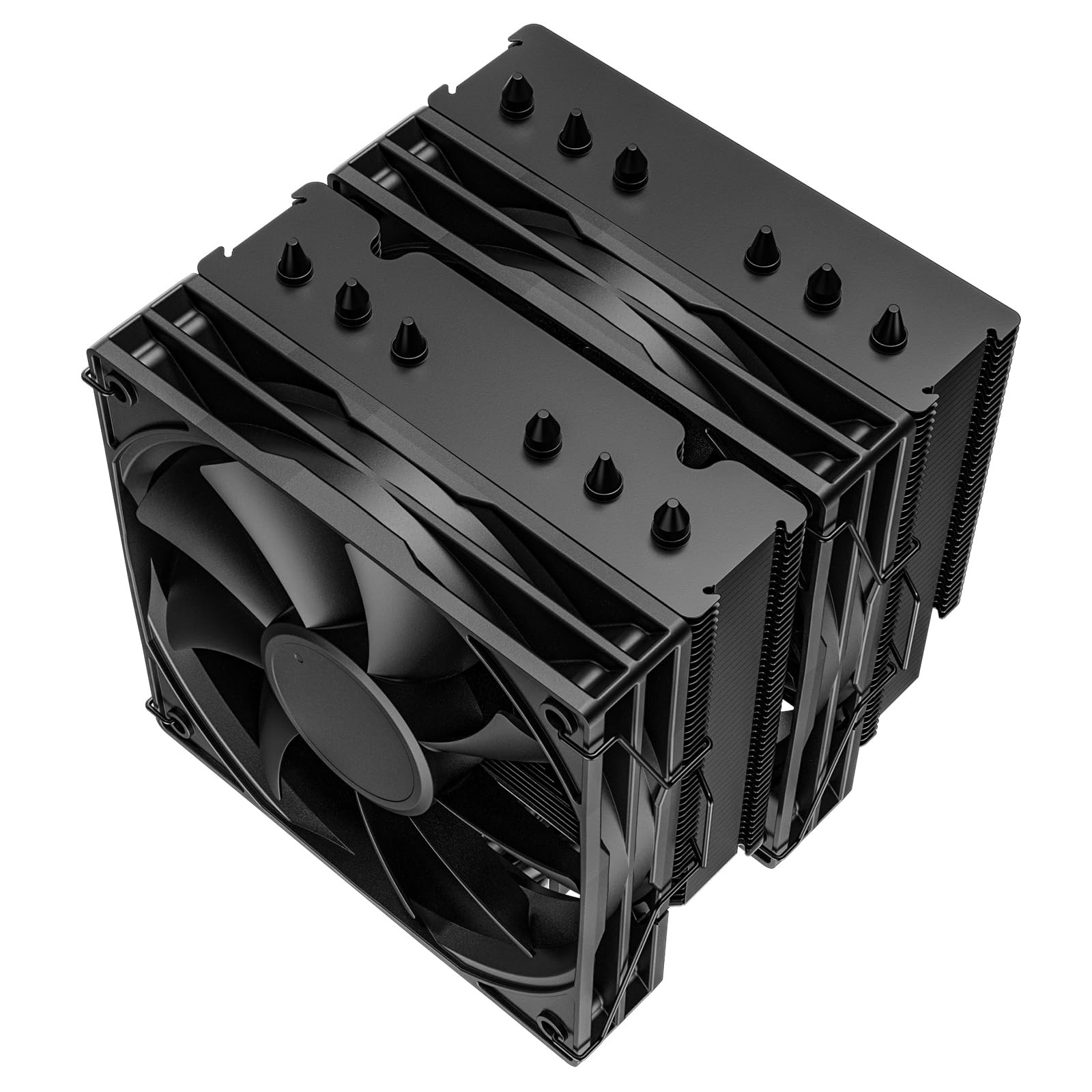 DARKROCK DT6 Dual Tower CPU Cooler 6 Heat Pipes 2x120mm PWM Intel AMD