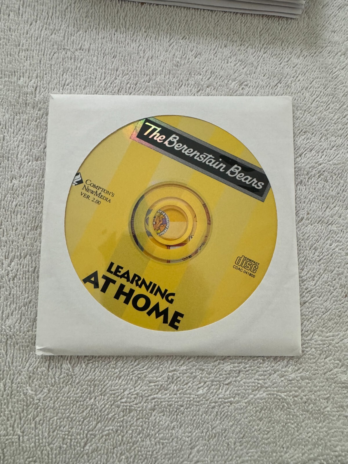 The Berenstain Bears Learning at Home Ver 2.0 - MS-DOS 1993