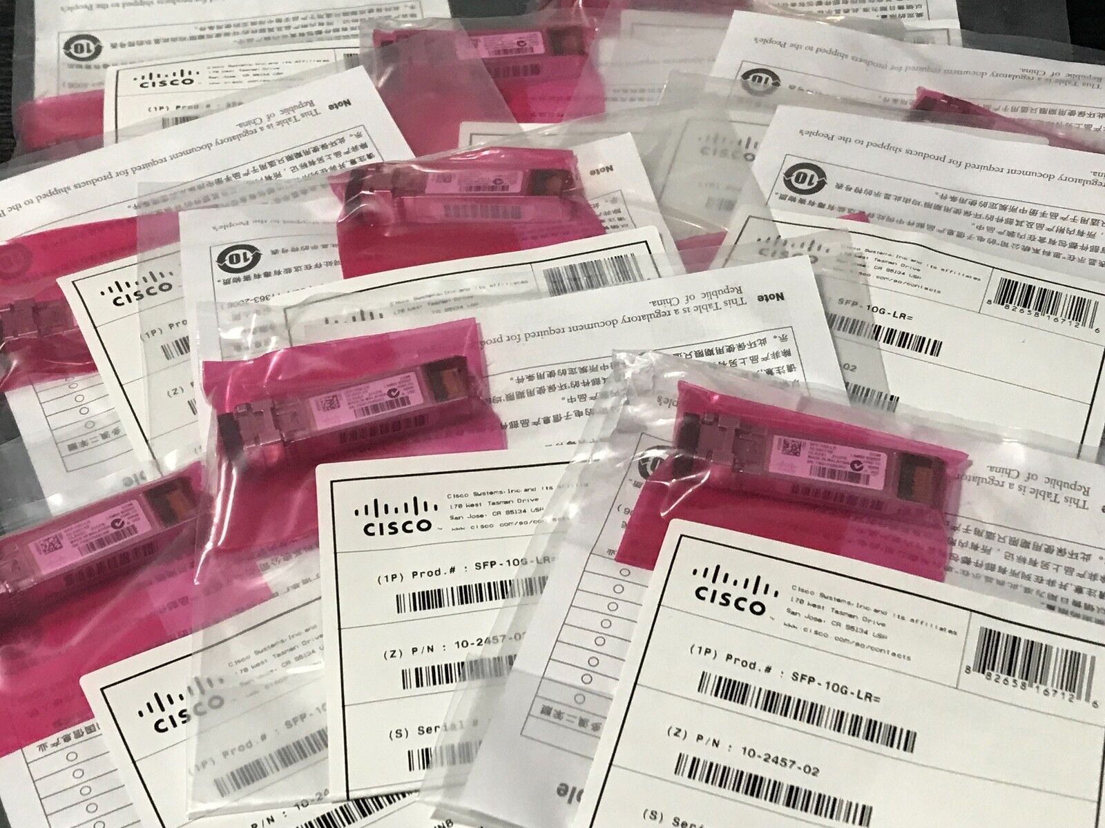 CISCO SFP-10G-LR SFP TRANSCEIVER MODULE GBIC 10G 10GB SFP
