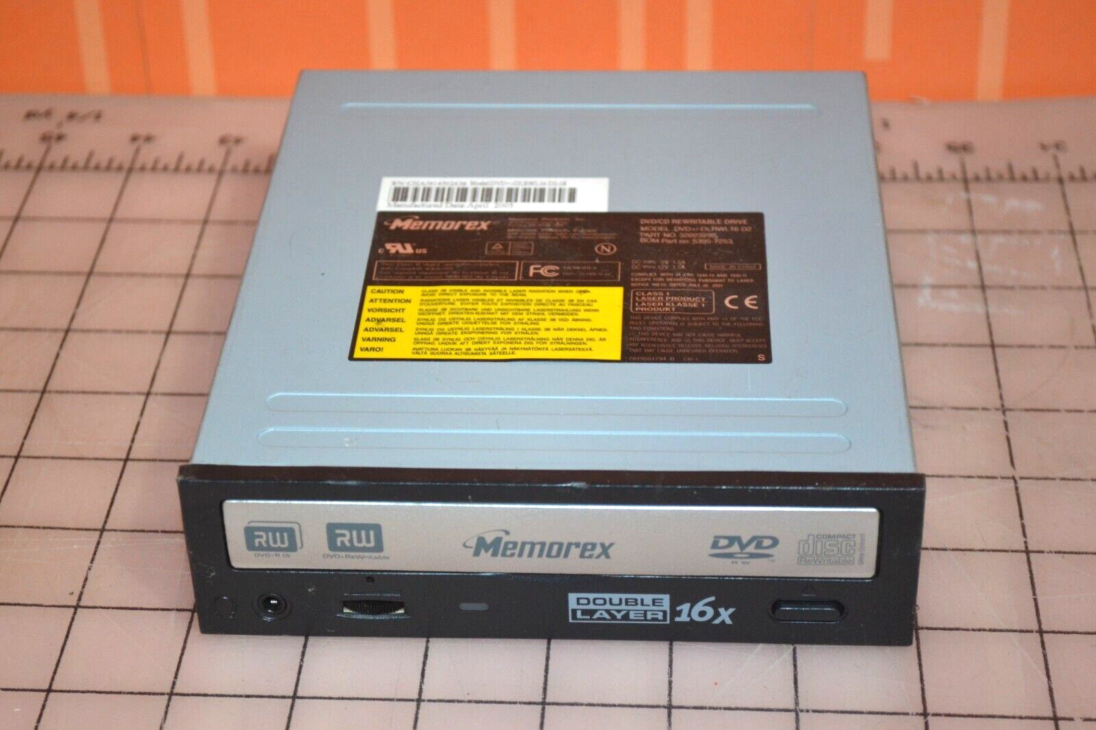 Memorex 32023292 DVD+R DL RW  DVD Rewritable Double Layer 16x