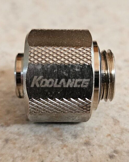 Koolance Fitting Single Compression for 10mm x 13mm (3/8 x 1/2) FIT-V10X13