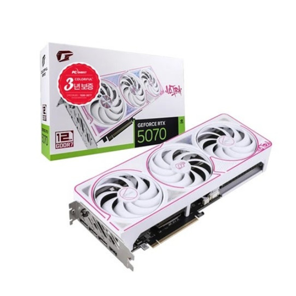 COLORFUL GeForce RTX 5070 ULTRA OC White D7 12GB / Gaming Graphics Card
