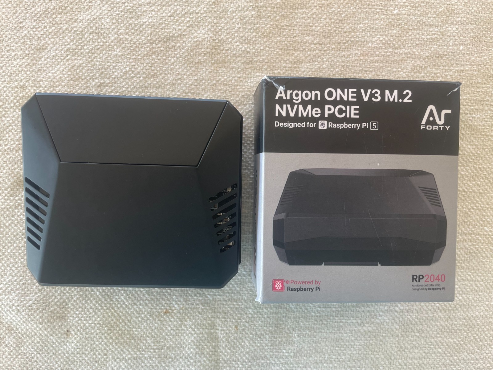 Argon One V3 M.2 NVMe PCIE, Model: A23-012, (For: Raspberry Pi5), 