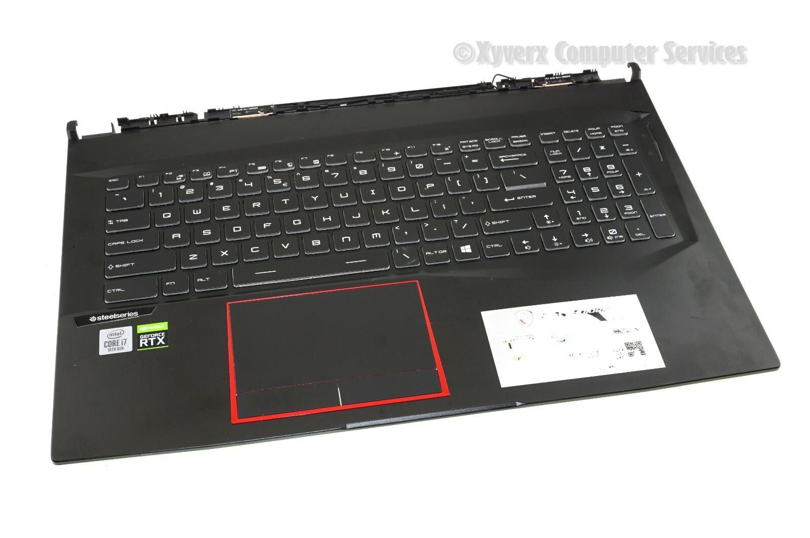 3077E2C213 GENUINE MSI TOP COVER GE75 RAIDER 10SE MS-17E9 (GRD C) READ(DB24)