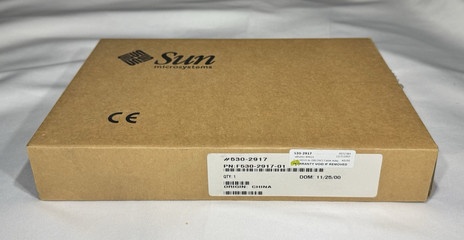 Sun 530-2917 HD15-M to DB13W3-F Video Adapter Cable - 24-Inch - New in Box