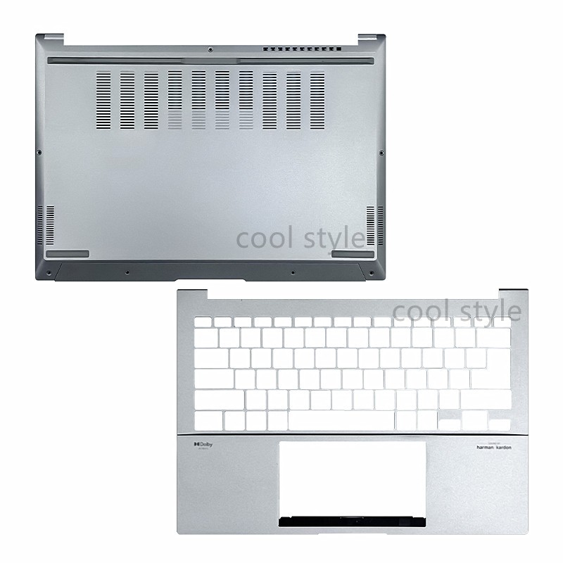 New for Asus Zenbook 14 UX3405 UX3405M UX3405MA 14"Silver Upper Palmrest+Bottom