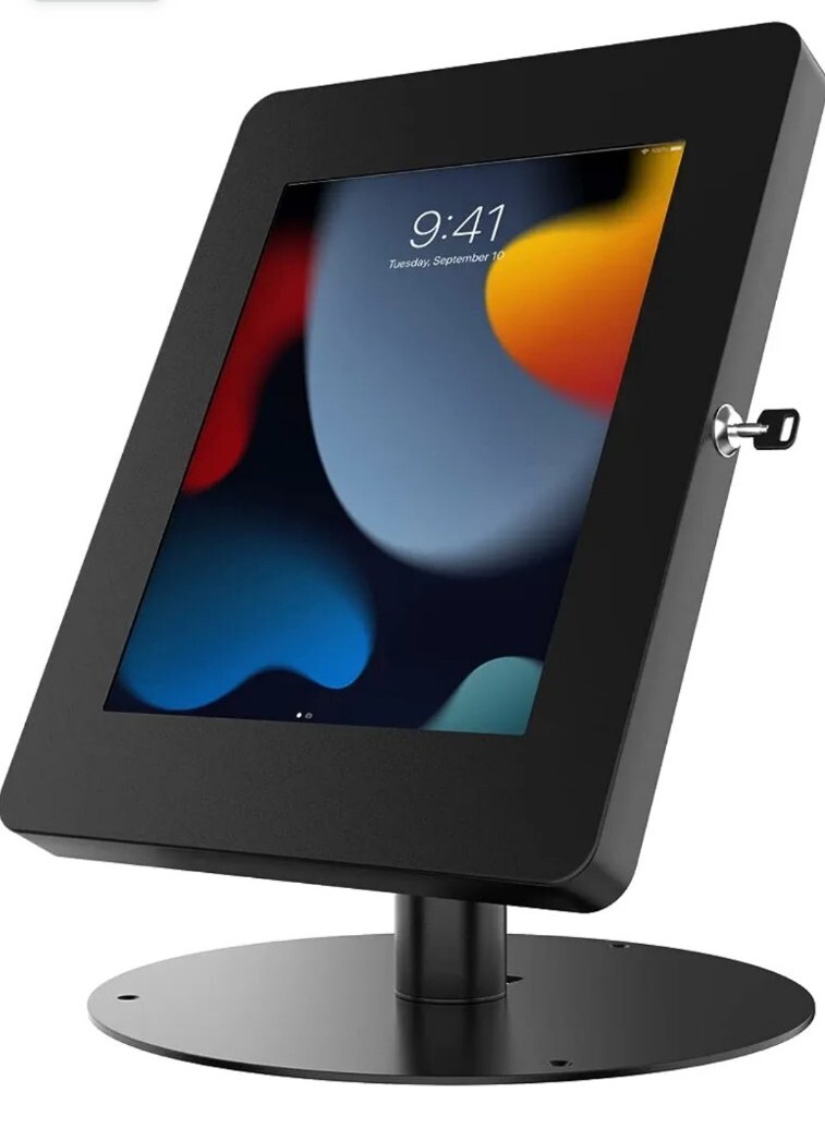 Hyperflex Kiosk Stand – CTA Secure Kiosk Stand for Tablets Heavy-Duty Locking...