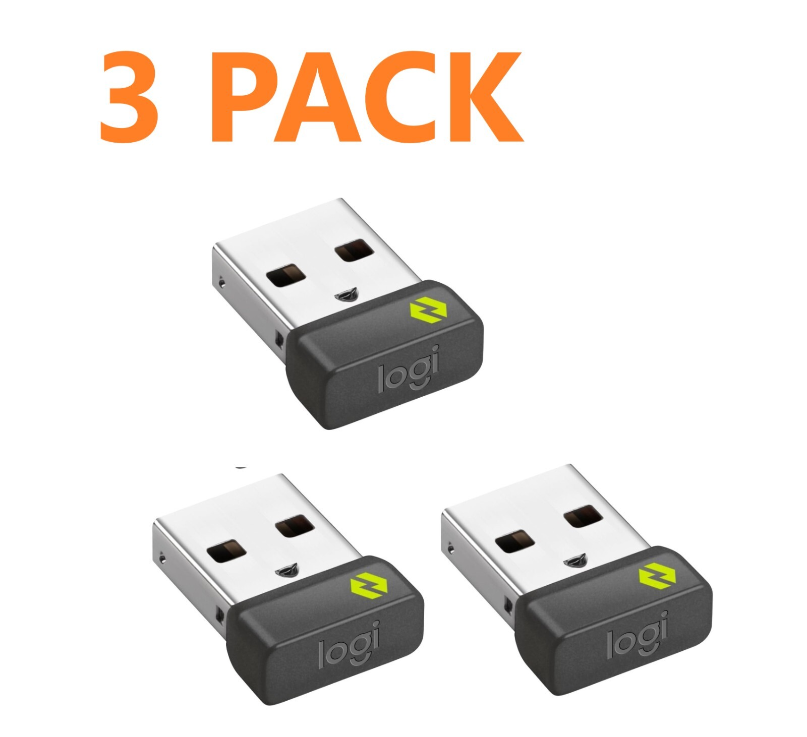 3 PACK Logitech Bolt USB Wireless Receiver for Logi Keyboard & Mouse - NEW™