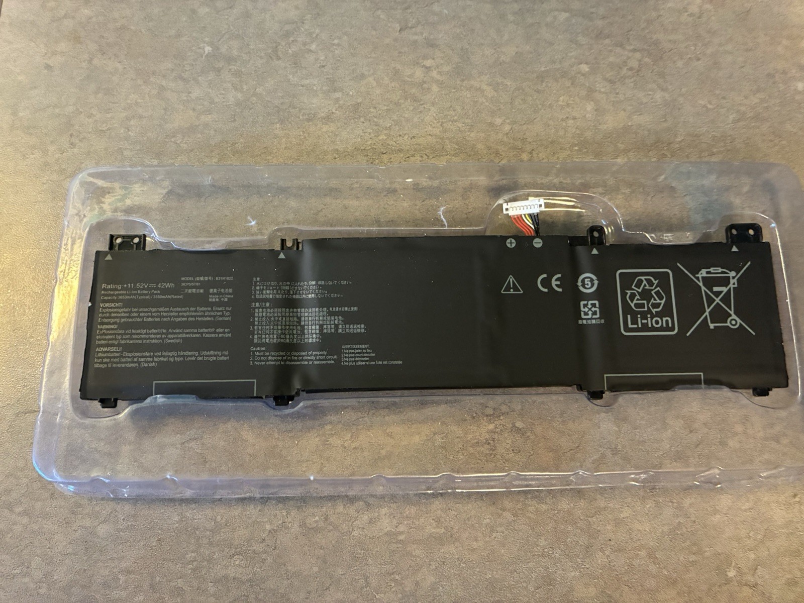 Laptop Battery Replacement 11.52V 42Wh
