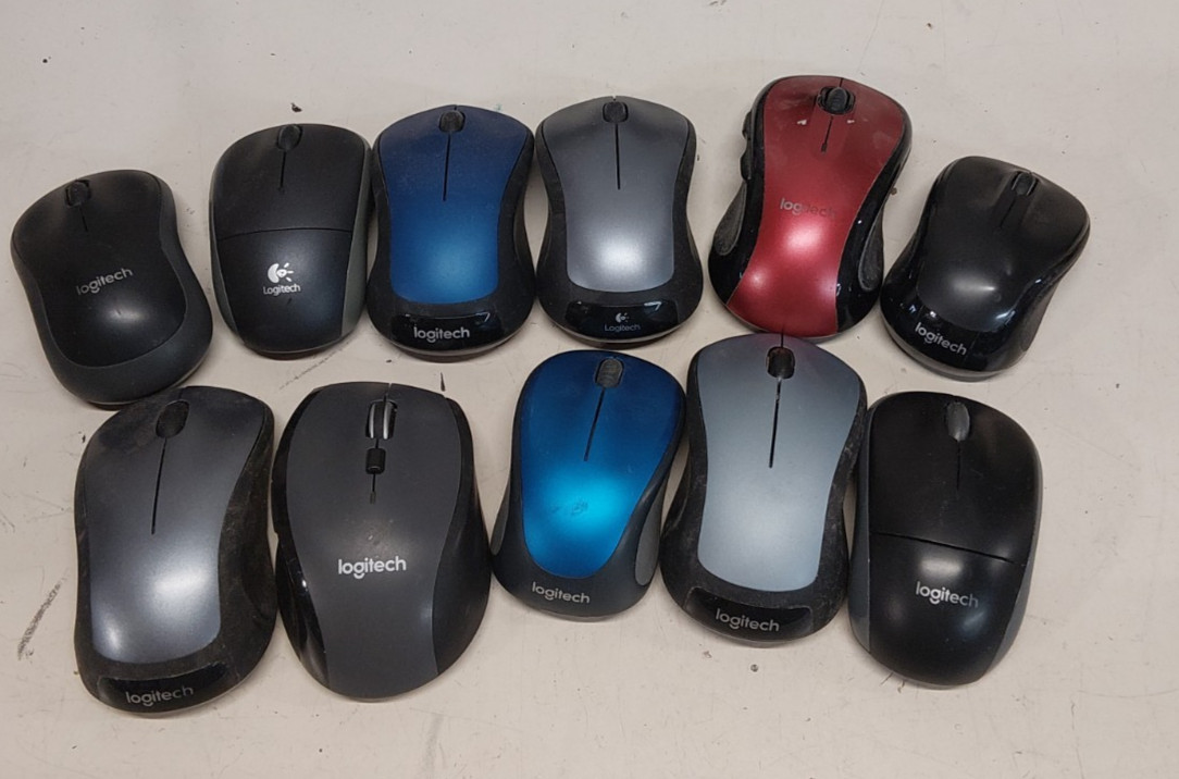 Logitech wireless mouse lot of 11 all have dongles