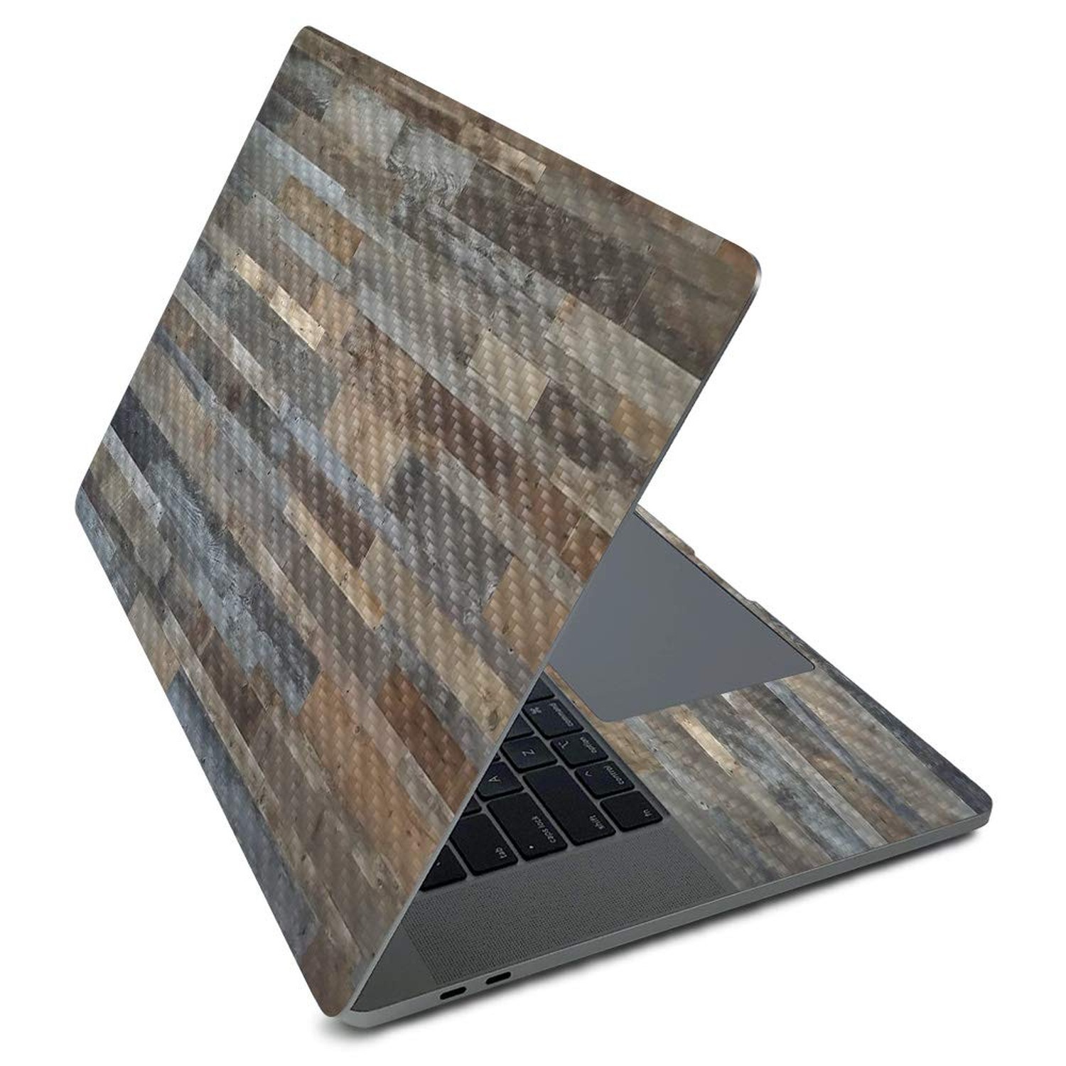 MightySkins Carbon Fiber Skin for Apple MacBook Pro 16" (2020) - Gray Wood | ...