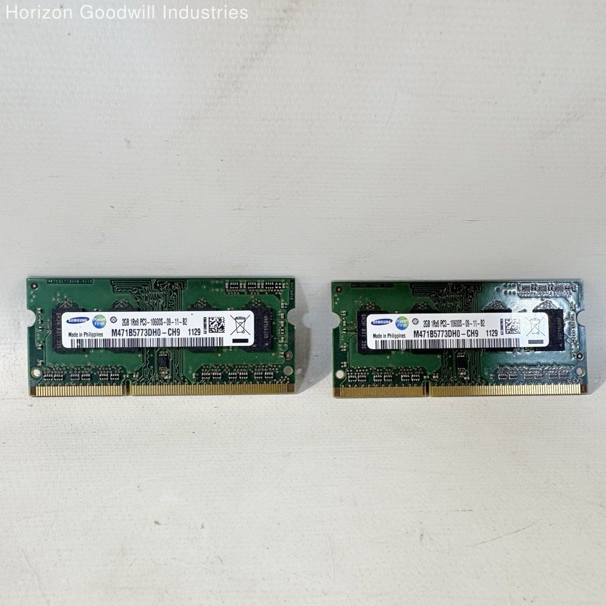 Samsung DDR3 RAM 2GB x2 4GB PC3 M471B5773DH0-CH9 First Planet (Tested & Works)