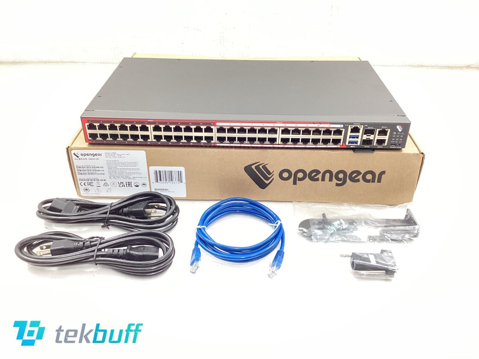 Opengear OM2224-24E-L - Console Server - 24-Ports - 1U - GigE - HSPA+