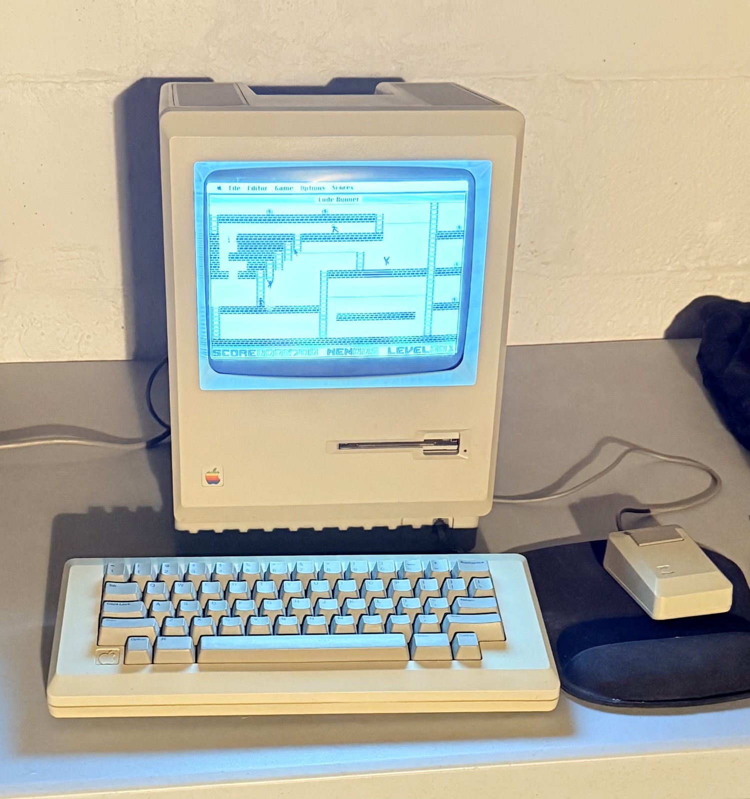 1984 APPLE MACINTOSH 128K MATCHING # BOX Set Original Mac Model M0001 WORKS RARE