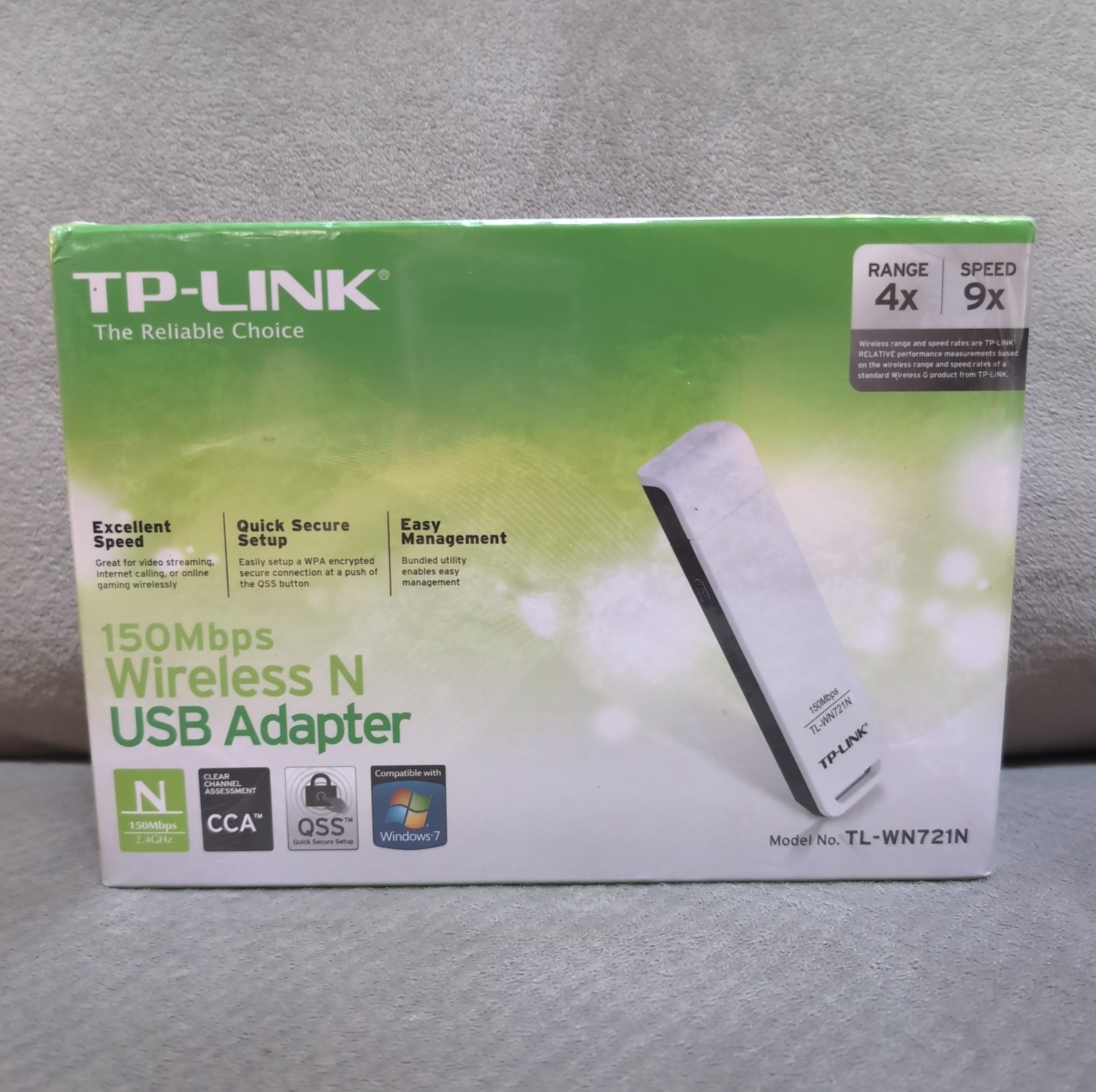 BRAND NEW: TP Link Wireless N USB Adapter 150 Mbps Model TL-WN721N