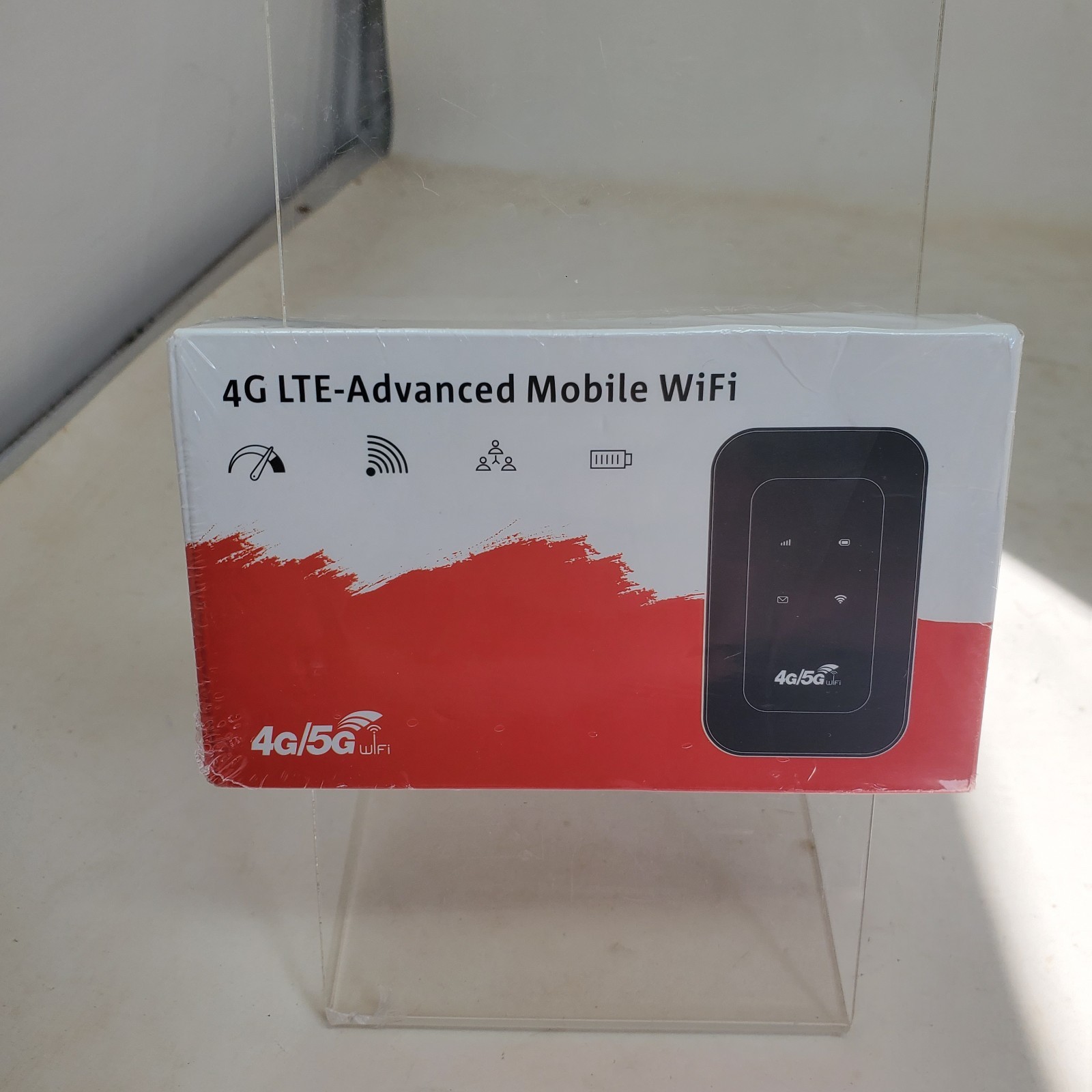 NEW 4G/5G LTE Wi-Fi Hotspot Modem Unlocked Portable Wireless 150 Mbps Black