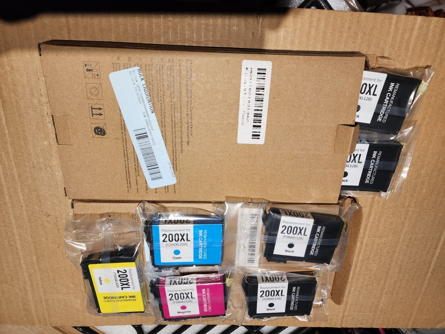 200xl Ink Cartridge Replacement Epson Yellow Red Blue Black Black 10pcs Kingjet